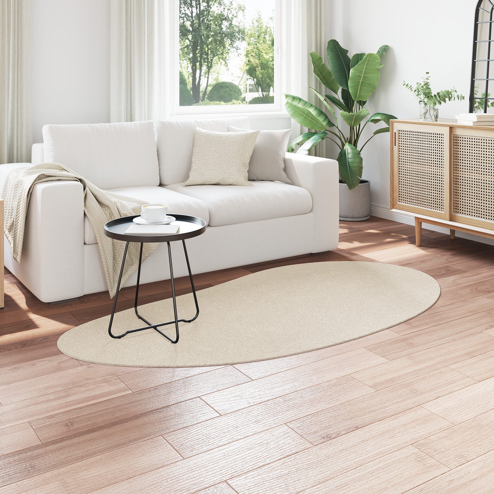 vidaXL Teppich Bereichsteppich Beige 100x200 cm günstig online kaufen