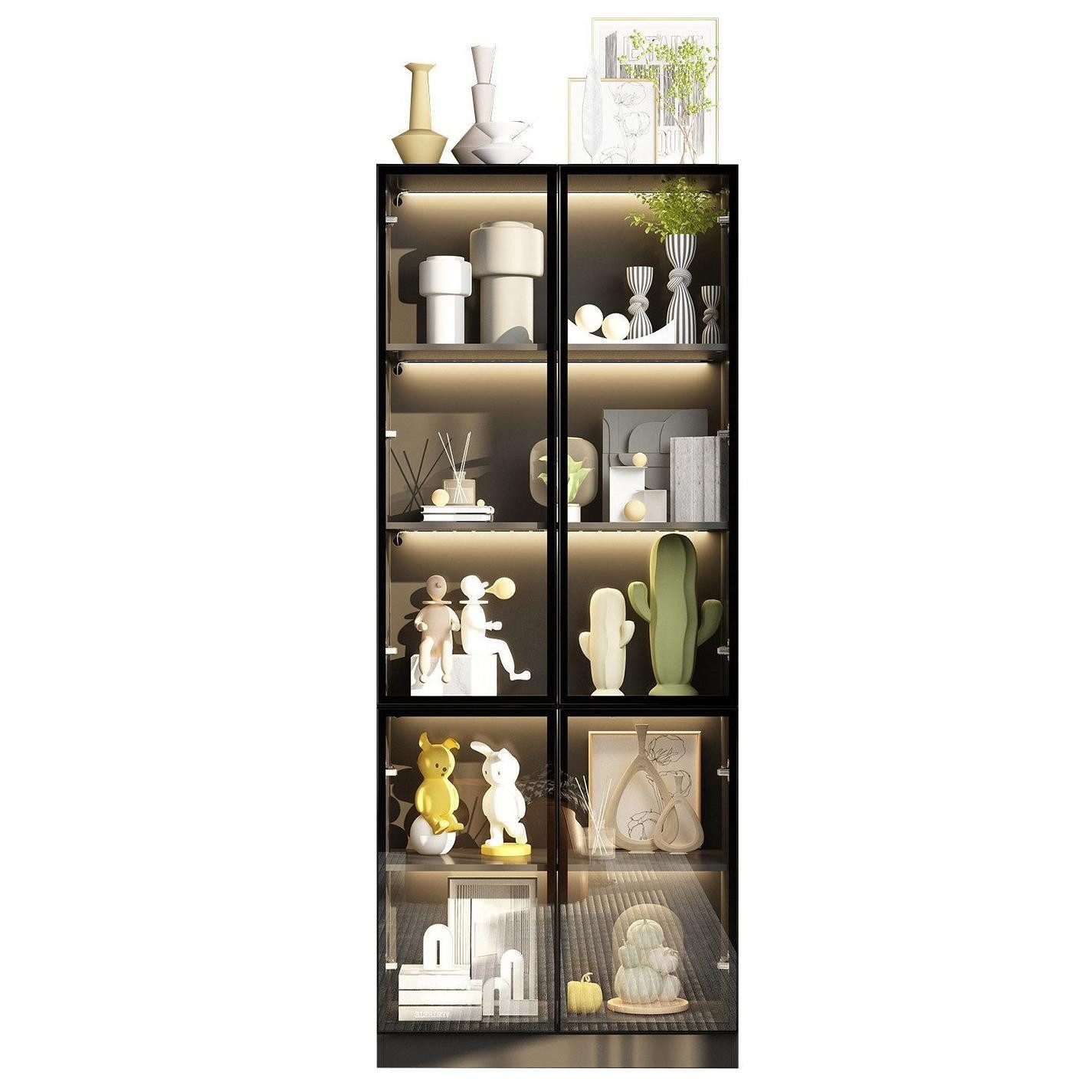 FUFU&GAGA Glasvitrine mit 2 Glastüren und günstig online kaufen