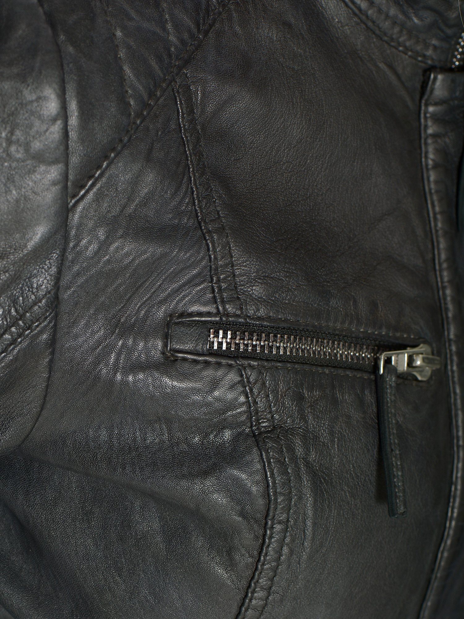 Amilia Lederjacke graphite MUSTANG