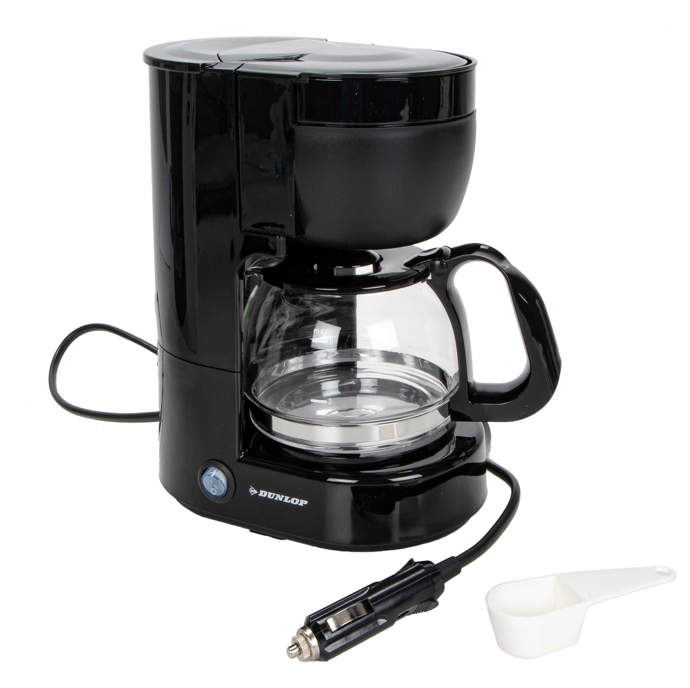 Dunlop Filterkaffeemaschine Auto Kaffeemaschine 12 Volt, Dauerfilter, Auto Kaffeemaschine, 12 Volt Zigarettenanzünder