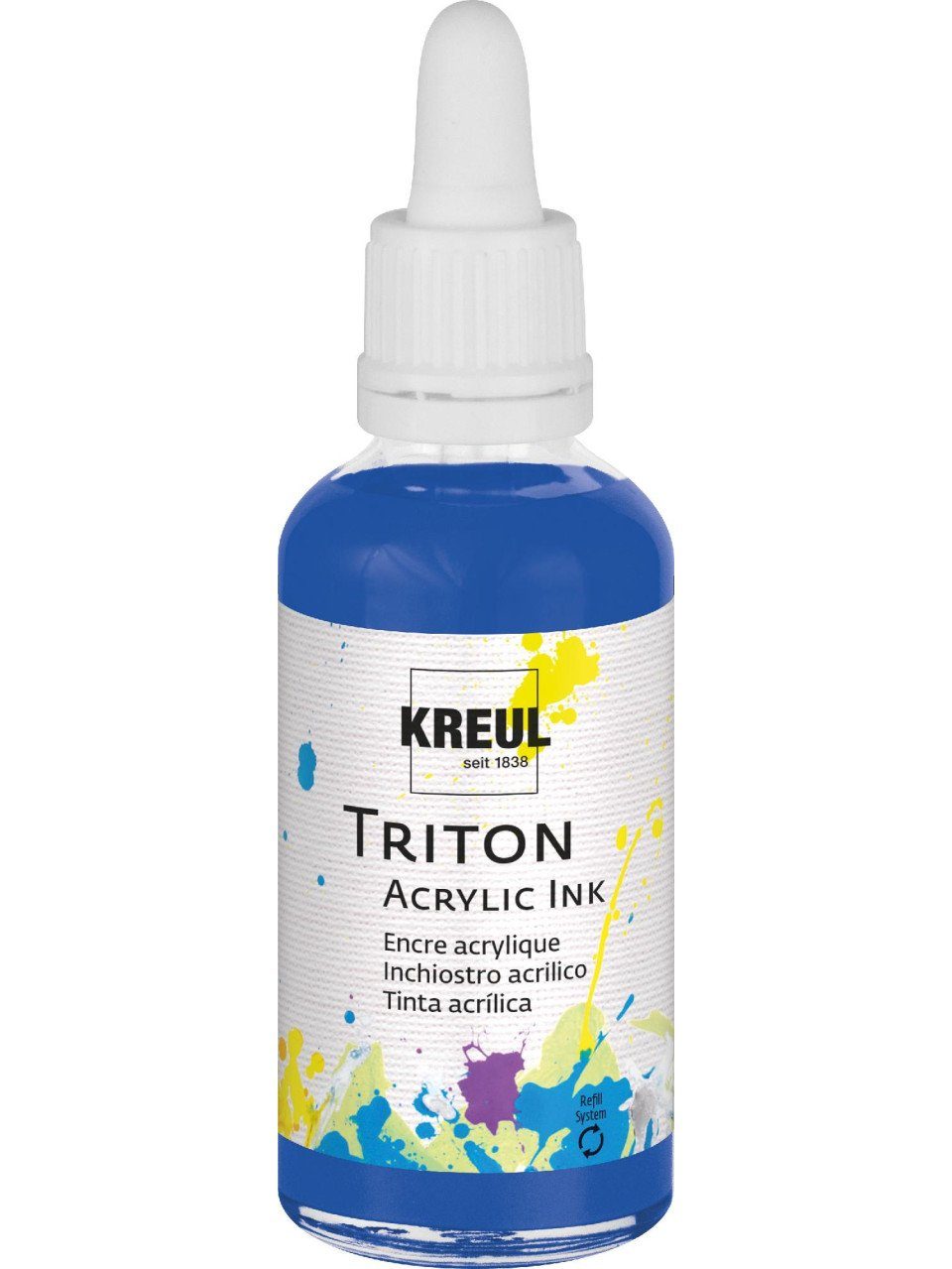 Kreul Künstlerstift Kreul Triton Acrylic Ink ultramarinblau 50 ml | Malstifte