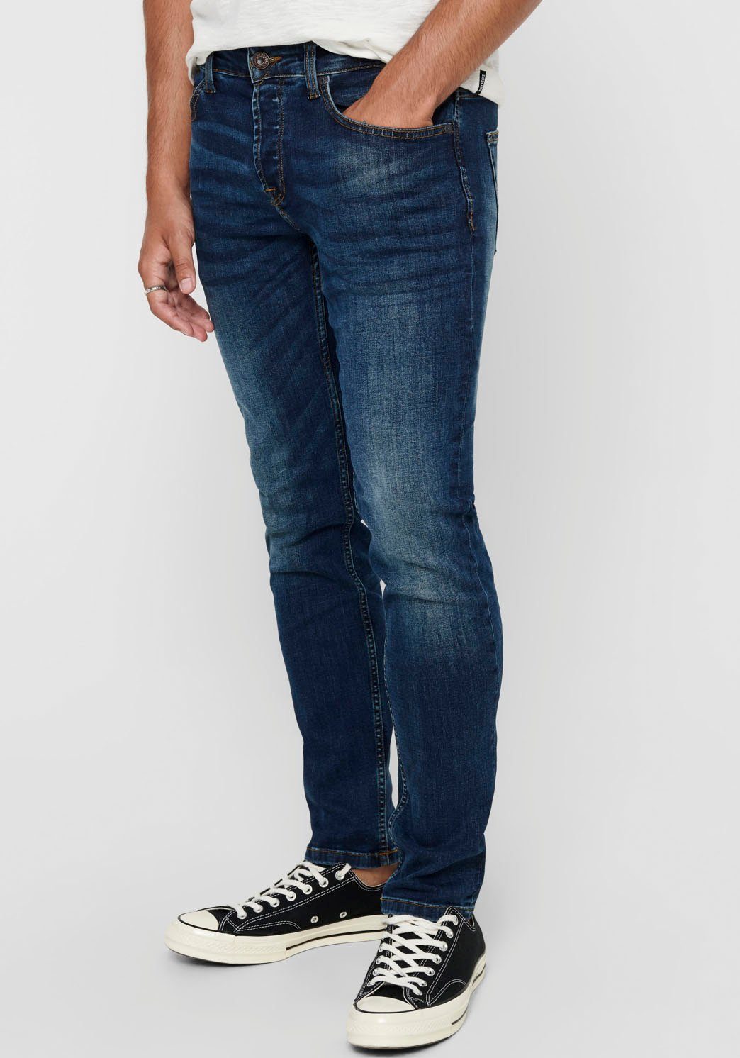 ONLY & SONS Regular-fit-Jeans ONSWEFT REGULAR MAT DNM NOOS