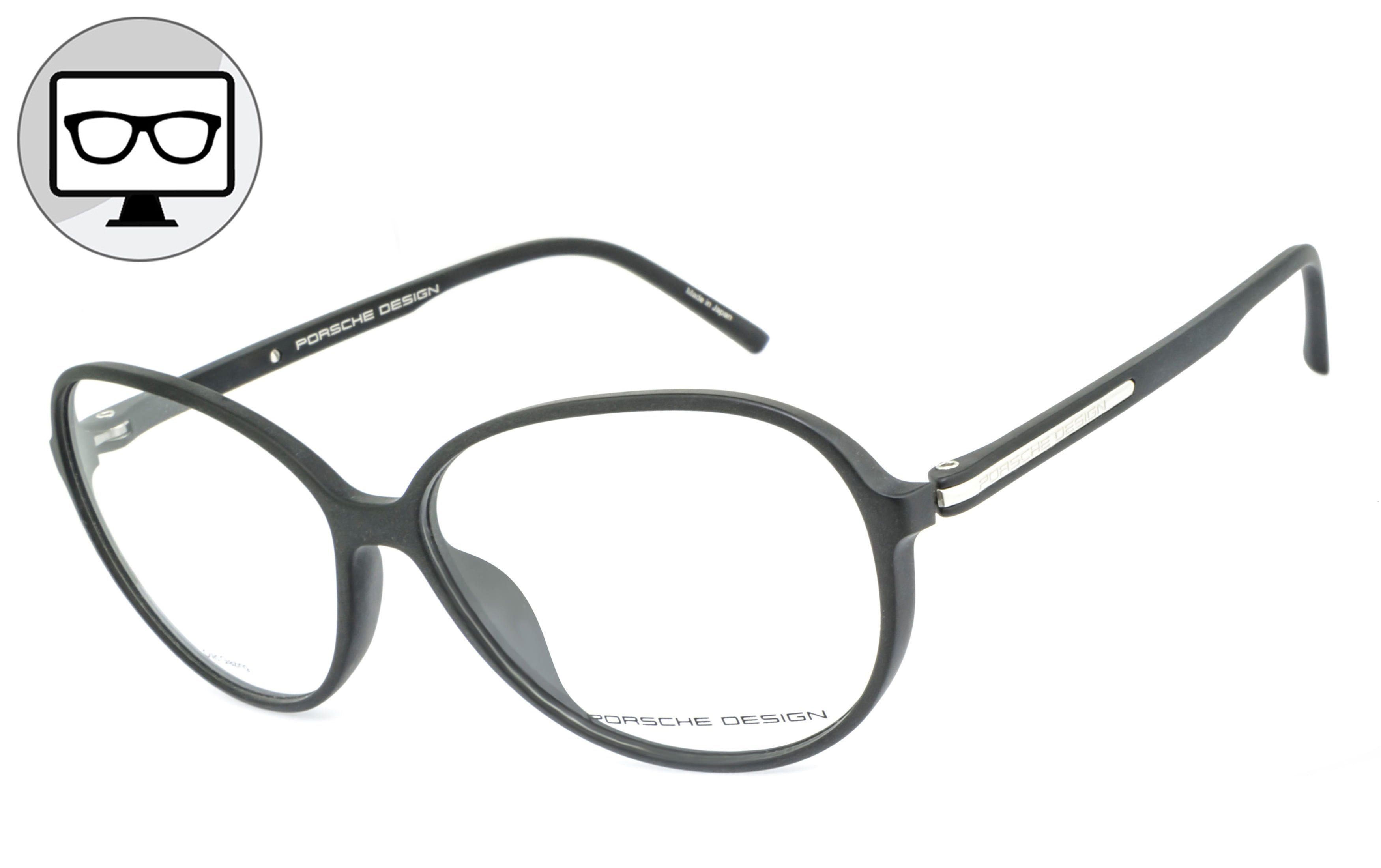 PORSCHE Design Brille Blaulichtfilter Brille, Blaulicht Brille, Bildschirmbrille, Bürobrille, Gamingbrille, ohne Sehstärke | Brillengestelle