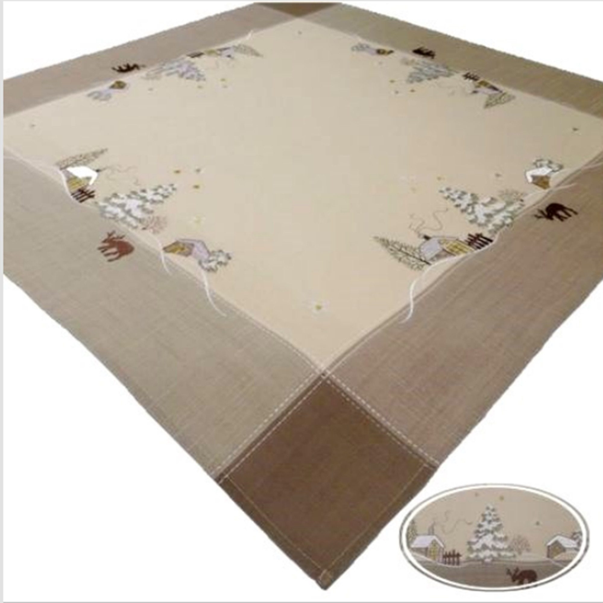 Tischdecke / Weihnachten / Mitteldecke / 85x85cm / TW203053