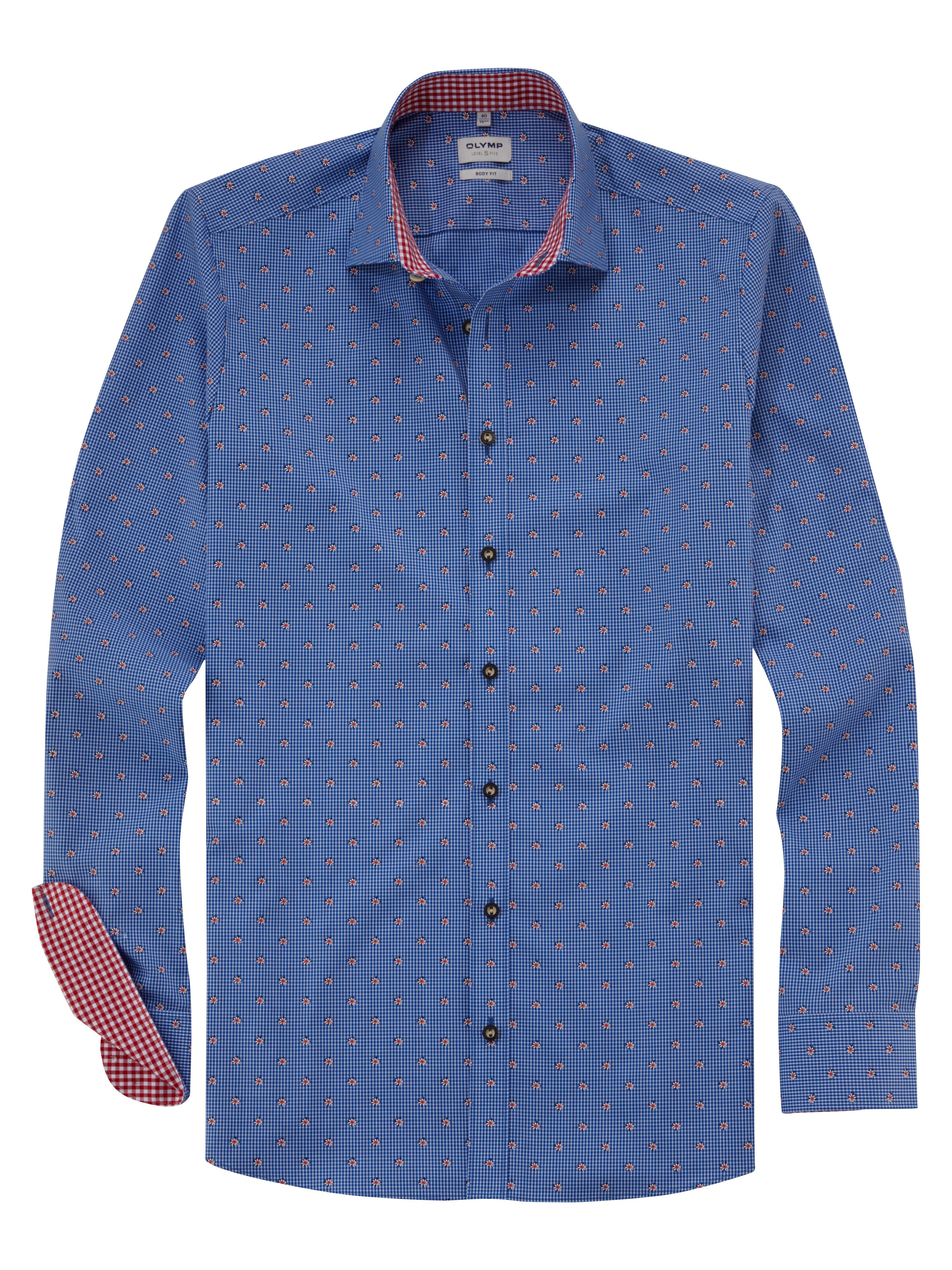 OLYMP Trachtenhemd Level Five body fit mit modischem Blumenprint günstig online kaufen