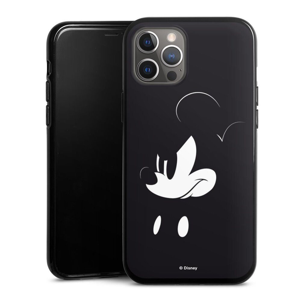 DeinDesign Handyhülle »Mickey Mouse Offizielles Lizenzprodukt Disney Mickey  Mouse - Mad«, Apple iPhone 12 Pro Max Silikon Hülle Bumper Case Handy  Schutzhülle
