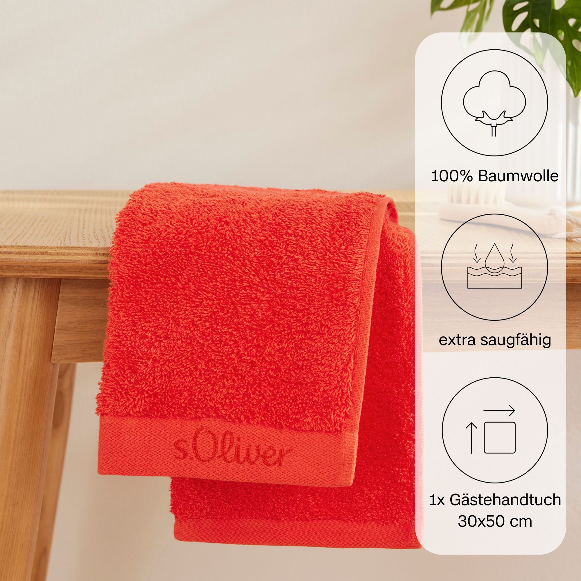 s.Oliver Gästehandtuch s.Oliver, Premium Qualität, 600 günstig online kaufen