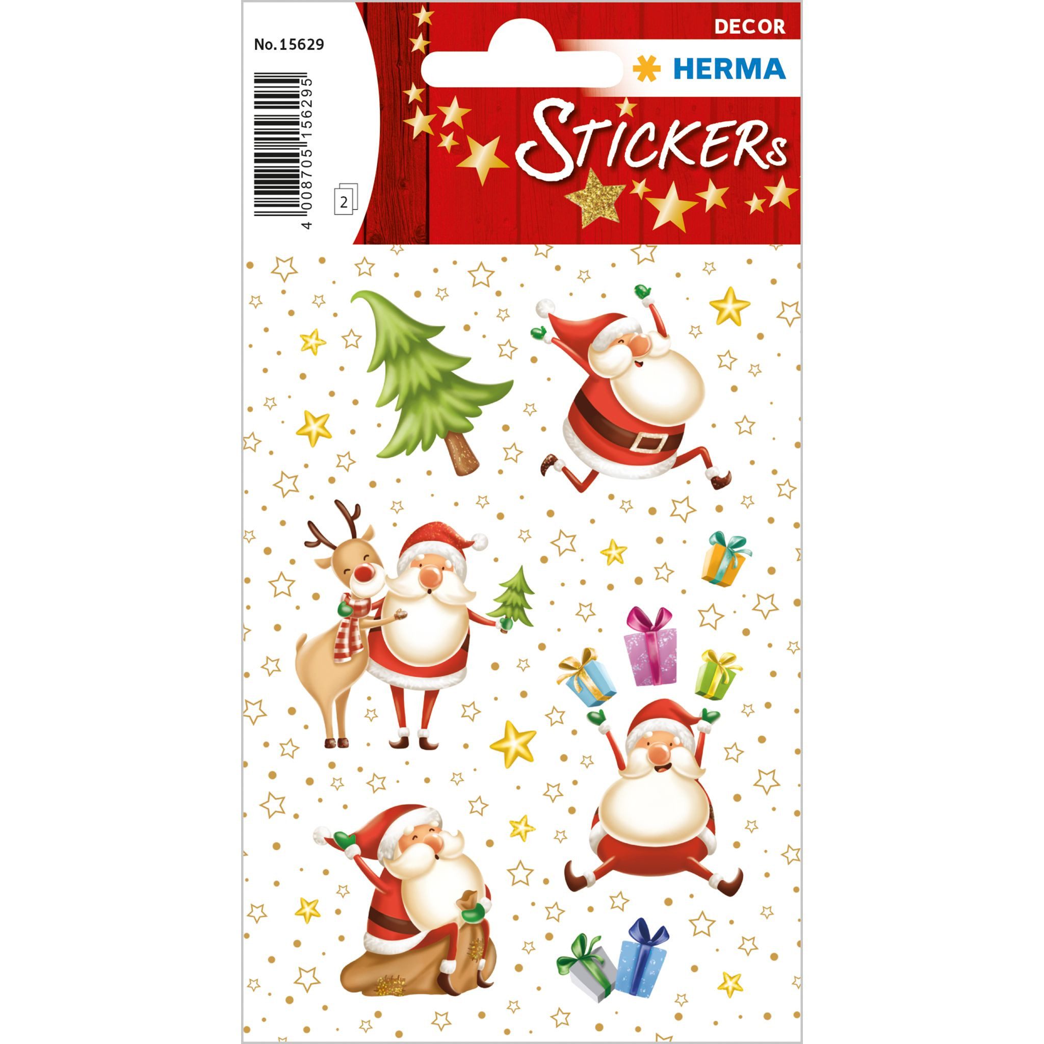 HERMA Sticker Herma Sticker DECOR Weihnachten Fröhliche Weihnachten 2 Bl