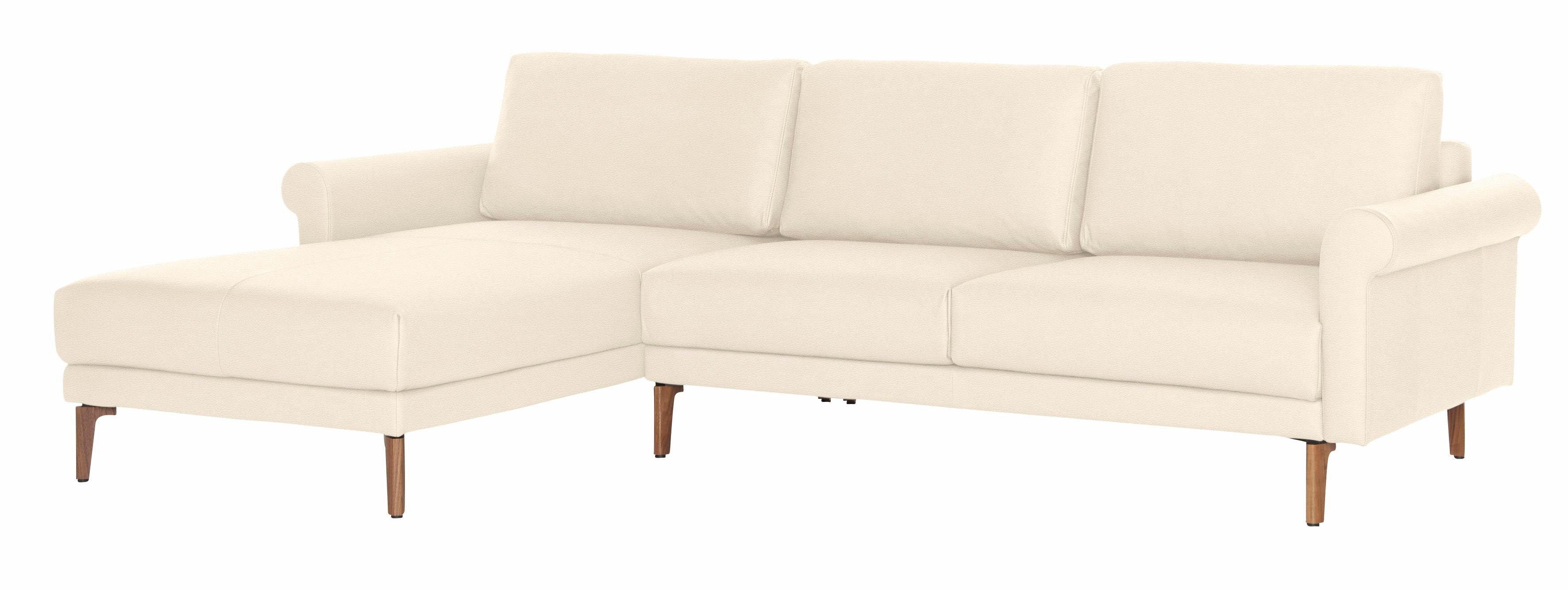 Creation BY ROLF BENZ Ecksofa CR.450, Designecksofa, Polsterecke, L-Form, 282/178 cm (B/T), abgerundete Armlehne Schnecke, modern Landhaus, Leder oder Chenille