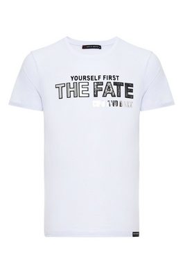 Cipo & Baxx T-Shirt mit Statement-Schriftzug