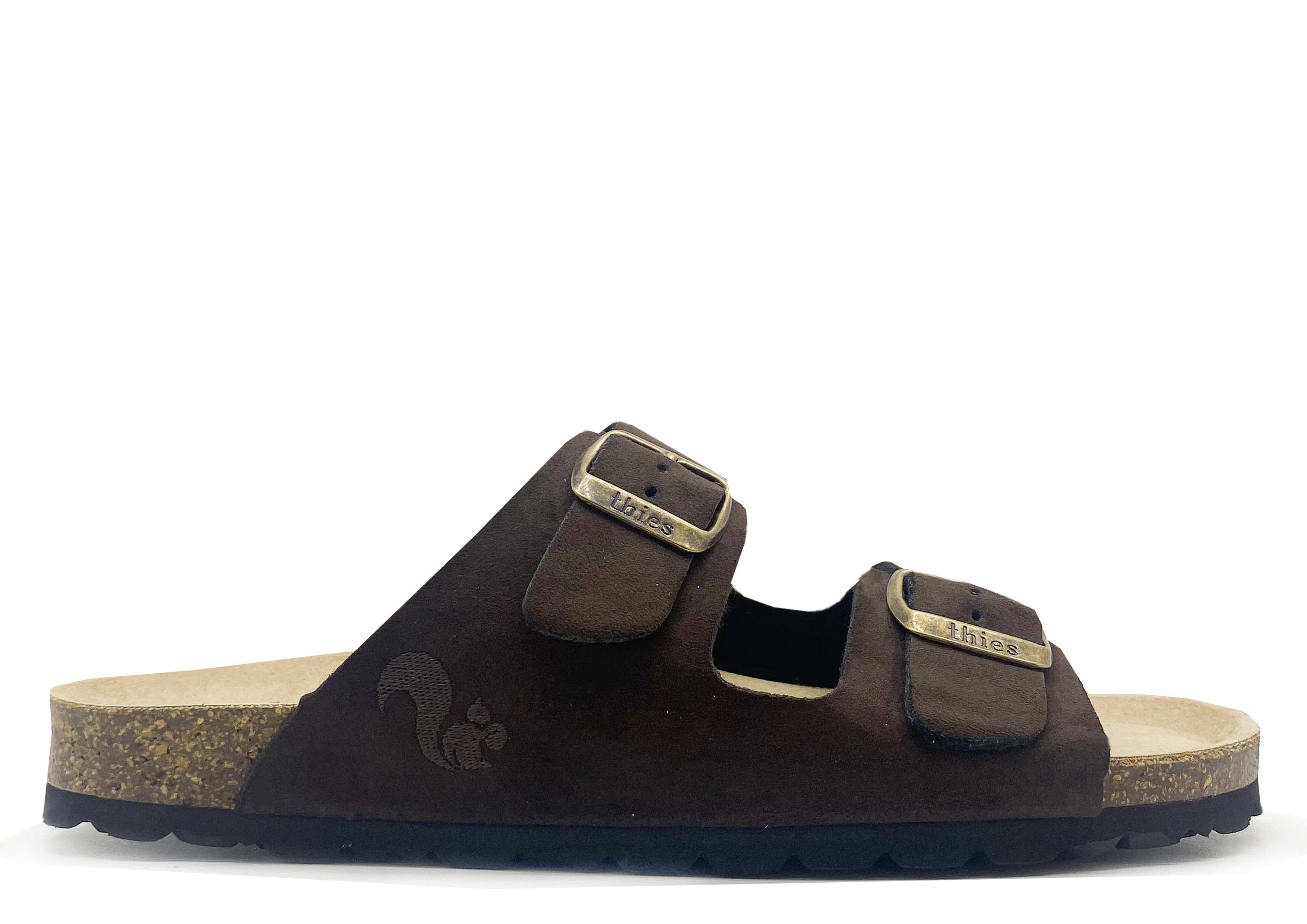 Chocolate Vegan Sandal thies Rec Bio Eco 1856 Sandale ®