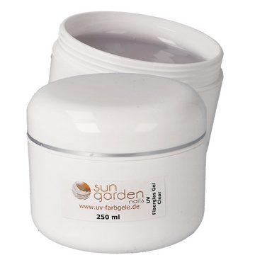 Sun Garden Nails UV-Gel 1000 ml UV Fiberglas Gel Klar 4x250ml Tiegel