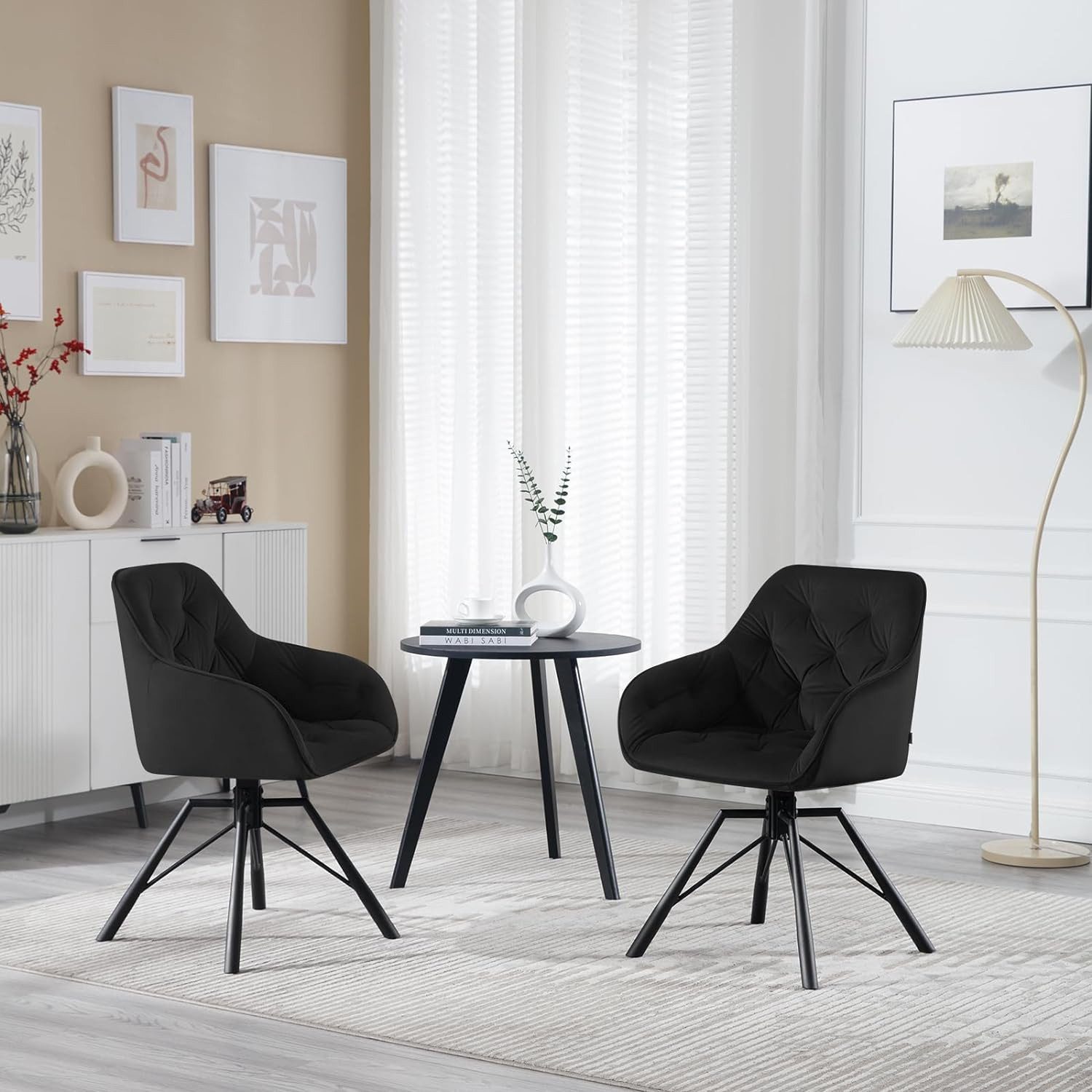 Woltu 4-Fußstuhl (1 St), drehbar, Esszimmerstuhl für Esszimmer Küche Wohnzi günstig online kaufen