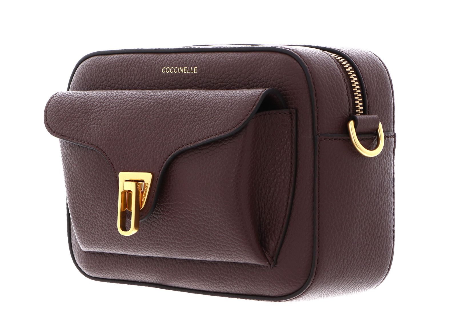 COCCINELLE Umhängetasche Crossbody Bag Grained Leather, aus echtem Rindsleder