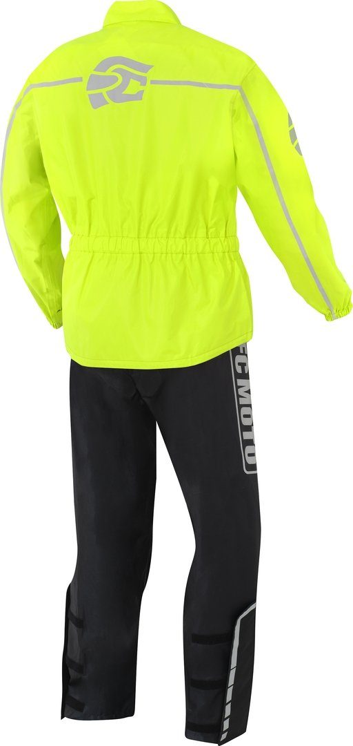 FC-Moto Regenjacke Urban Rain Kit 2-Teiler Motorrad Regenkombi Wasserdicht reflektierende