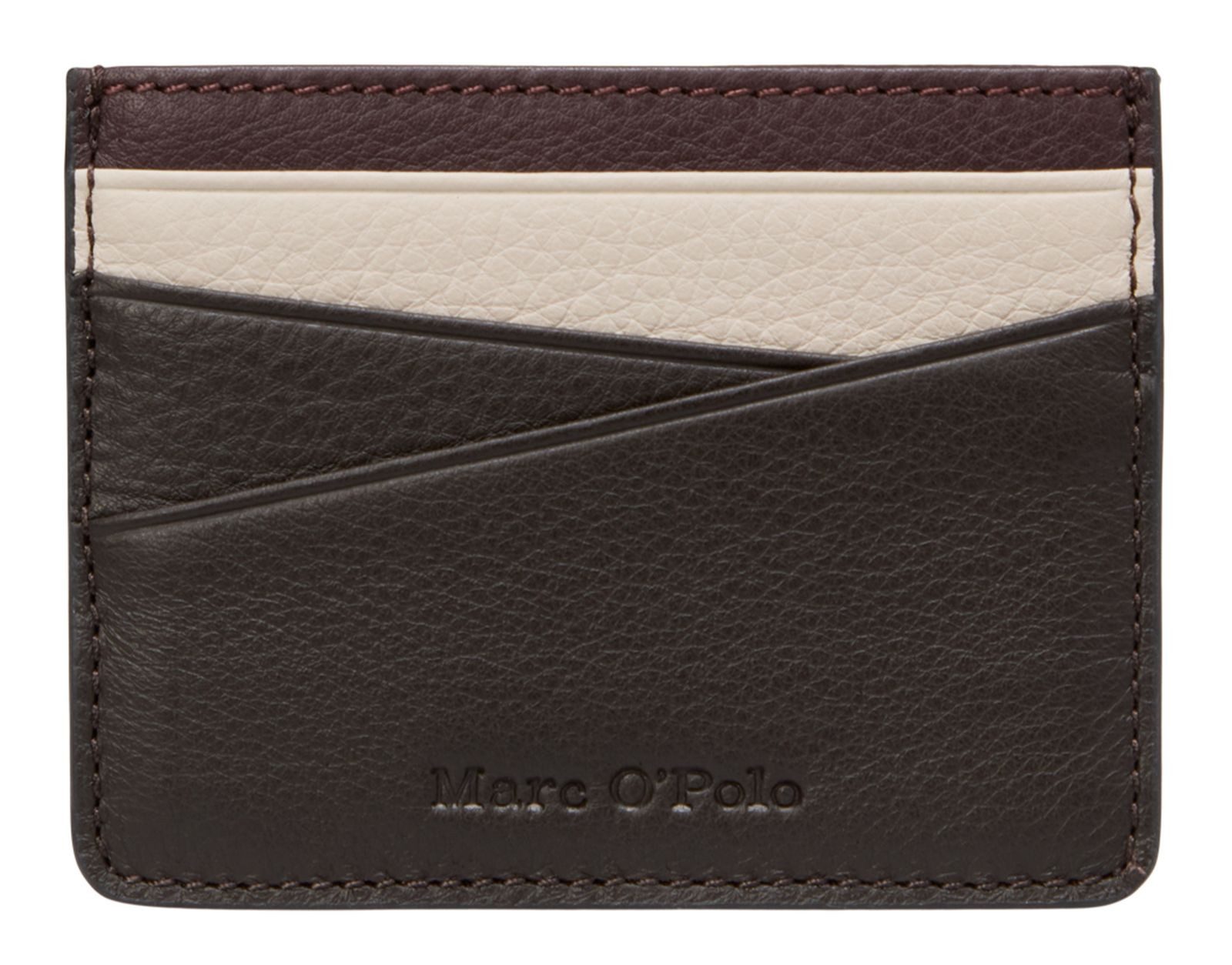 Marc O'Polo Kartenetui Junis Card Holder, aus echtem Leder mit RFID-Blocker Schutz
