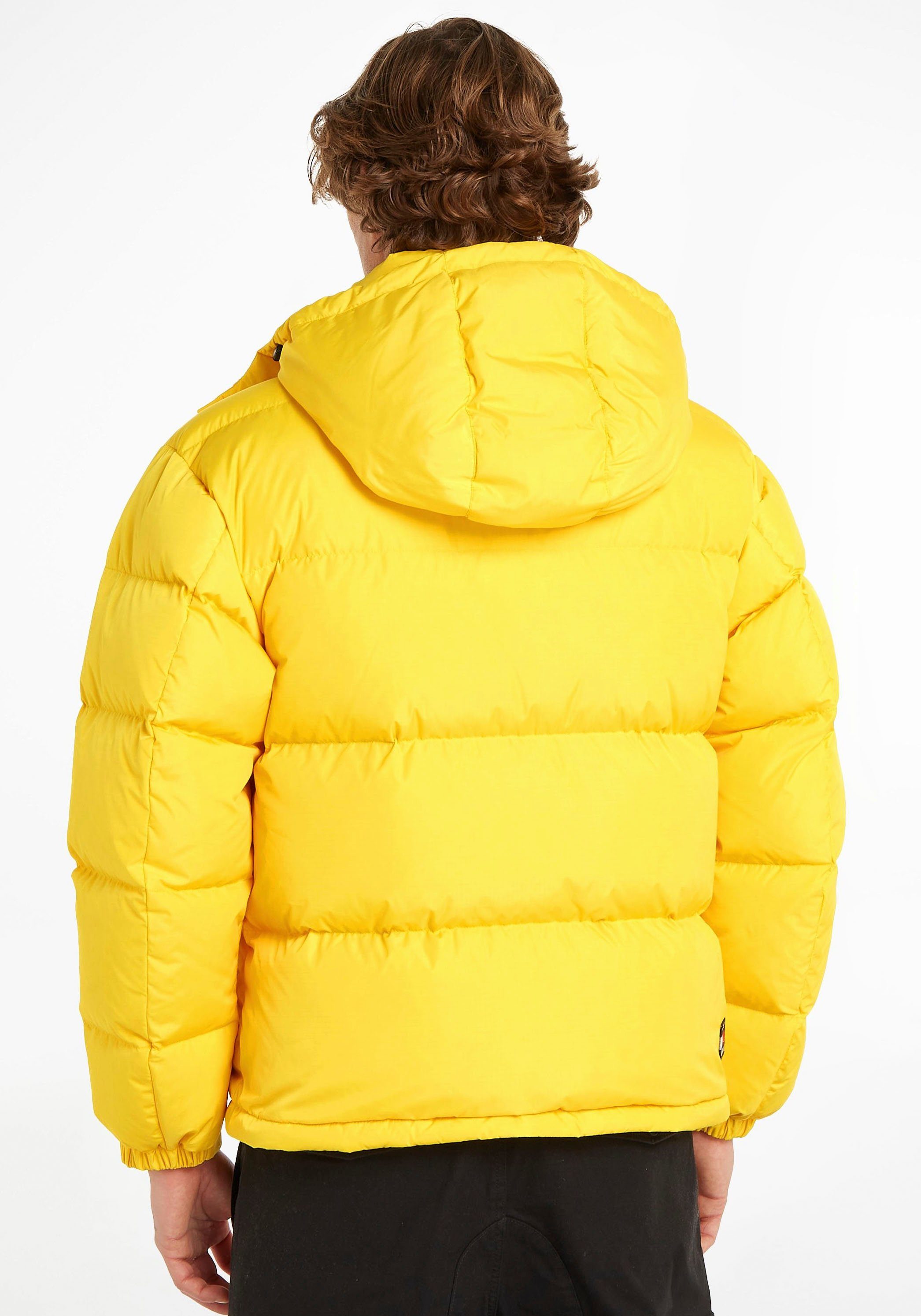 Tommy Jeans Yellow ALASKA mit Star Markenlabel PUFFER Fruit TJM Steppjacke