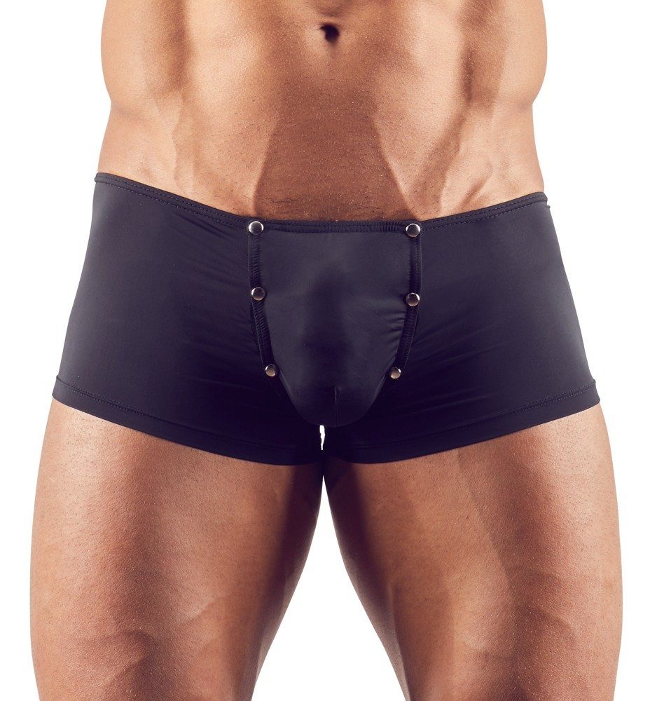 Svenjoyment Boxershorts Herren Boxer-Shorts mit Druckknöpfen - schwarz (1-St) zum Öffnen