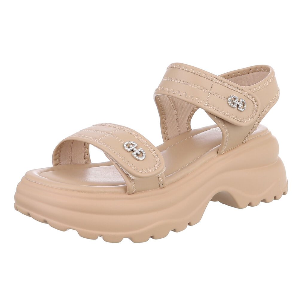 Ital-Design Moderne Damen Sandalen mit verstellbaren günstig online kaufen