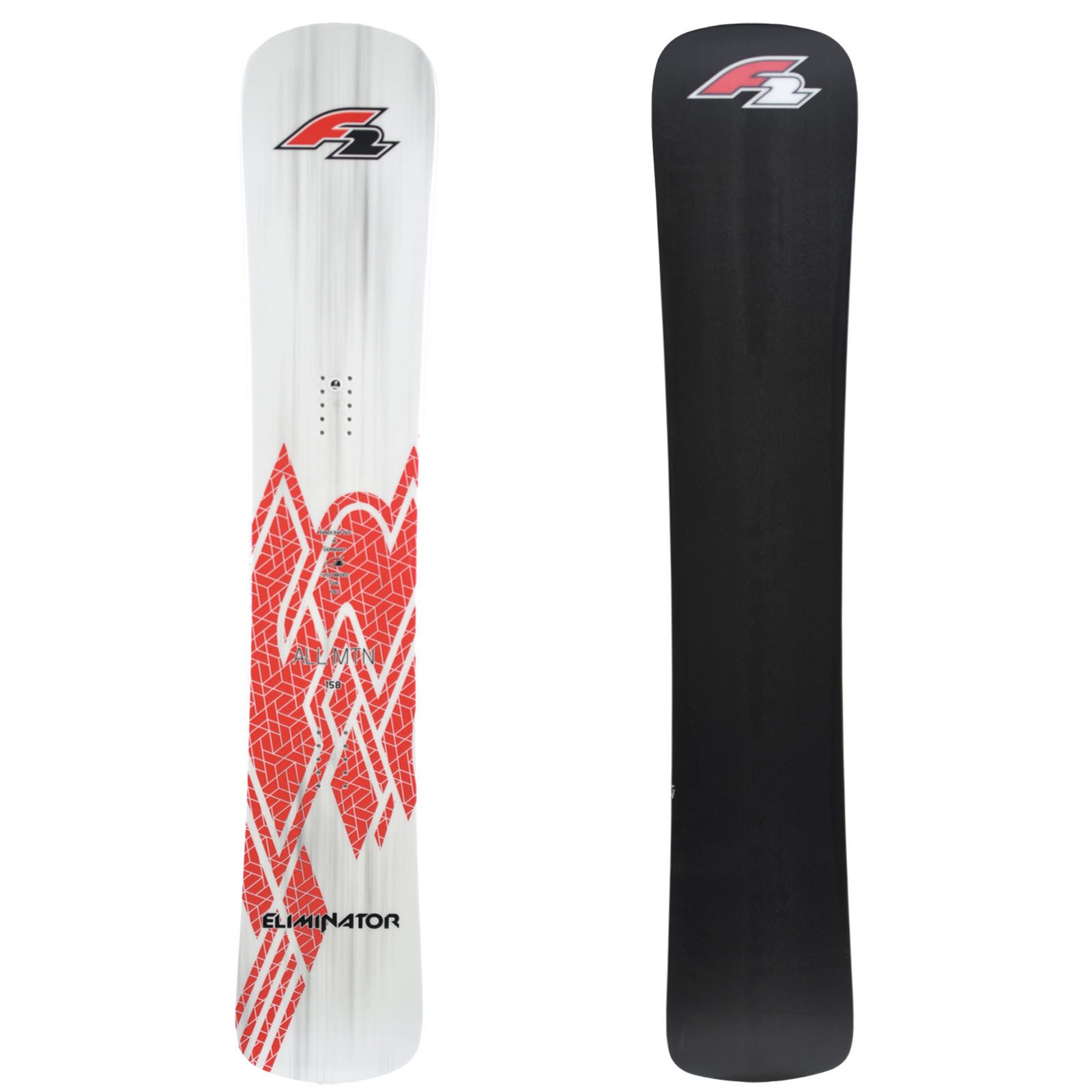 F2 Snowboard F2 Snowboard Eliminator Race 153 cm Silber/Rot 2024/25