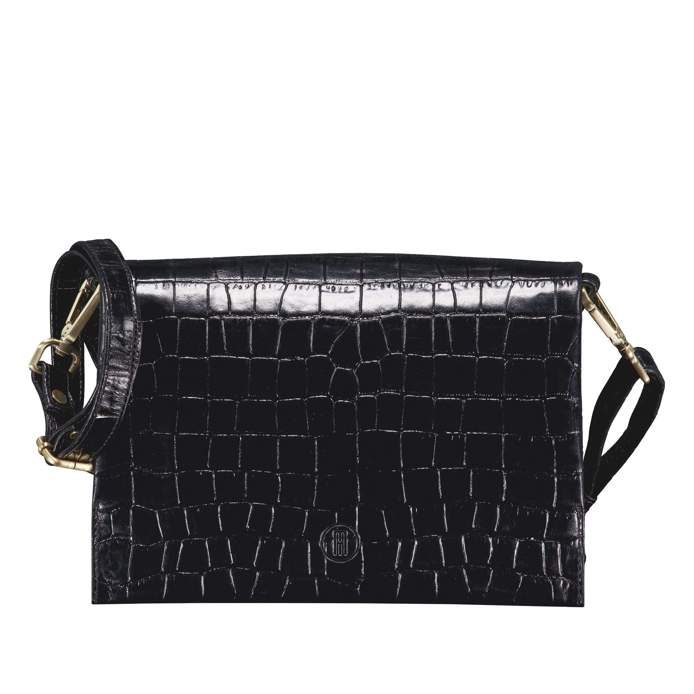 Hausfelder Manufaktur Umhängetasche Kroko günstig online kaufen