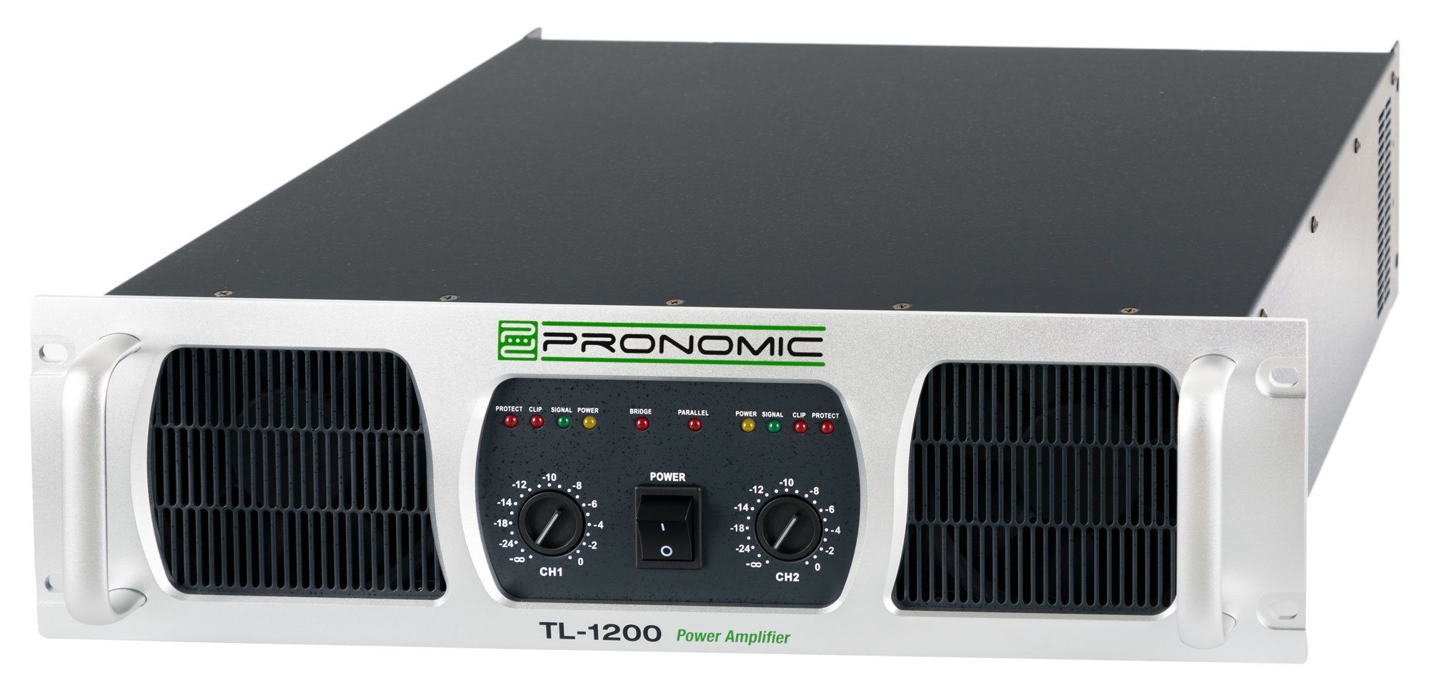 Watt 4800 Pronomic Verstärker 2x 2, Endstufe mit Kanäle: 2 TL-1200 Ohm) (Anzahl W, 2400 Stereo-Leistungsverstärker an