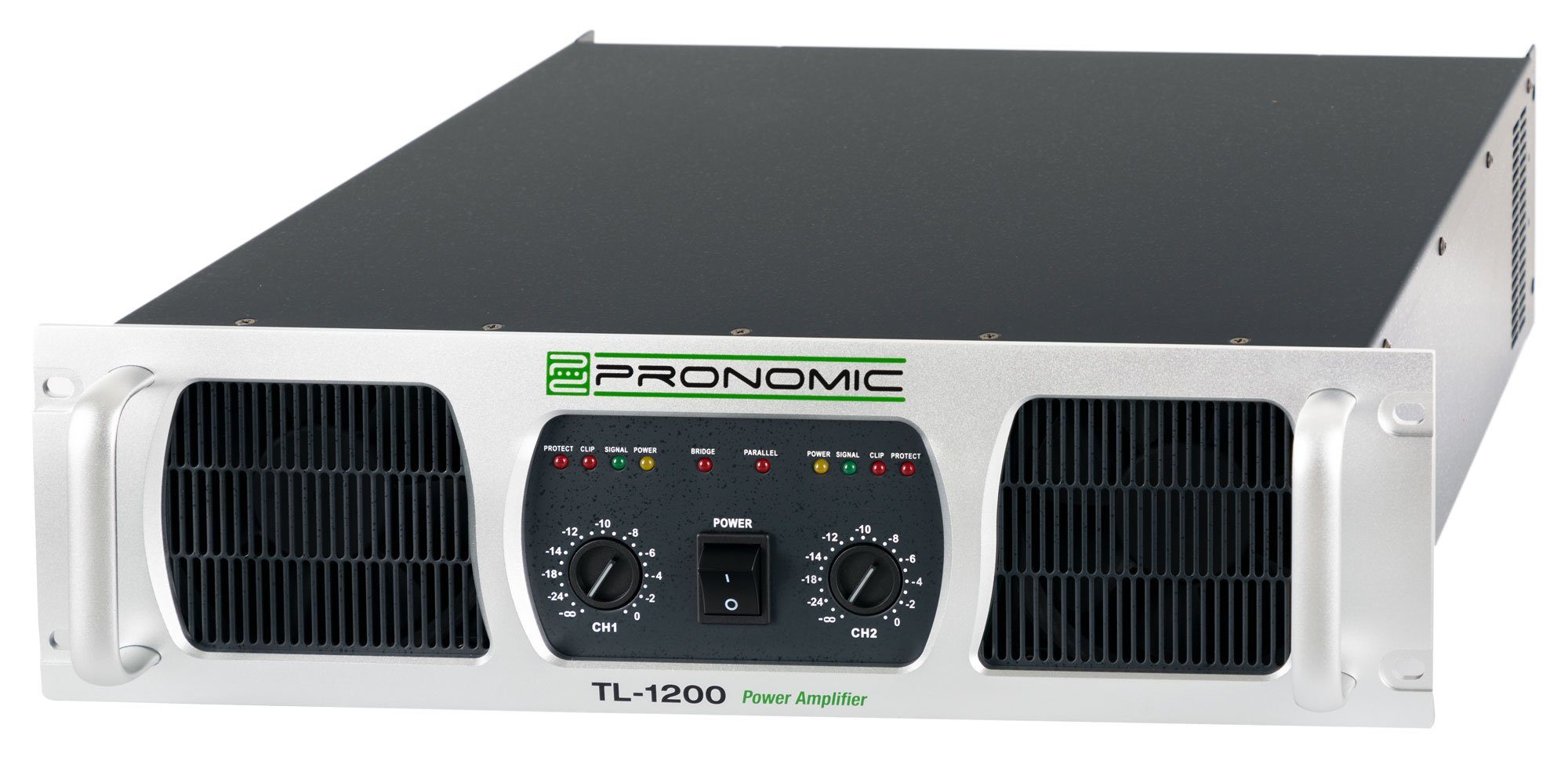 Pronomic TL-1200 Endstufe Verstärker (Anzahl 4800 Ohm) an Stereo-Leistungsverstärker Watt Kanäle: 2 W, 2x 2400 mit 2