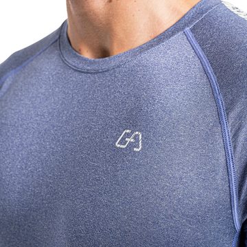 GYM AESTHETICS Funktionsshirt »Essential Sport Shirt für Herren« UV-Schutz, Anti-Bakteriell, Atmungsaktiv, Antistatisch, LYCRA®