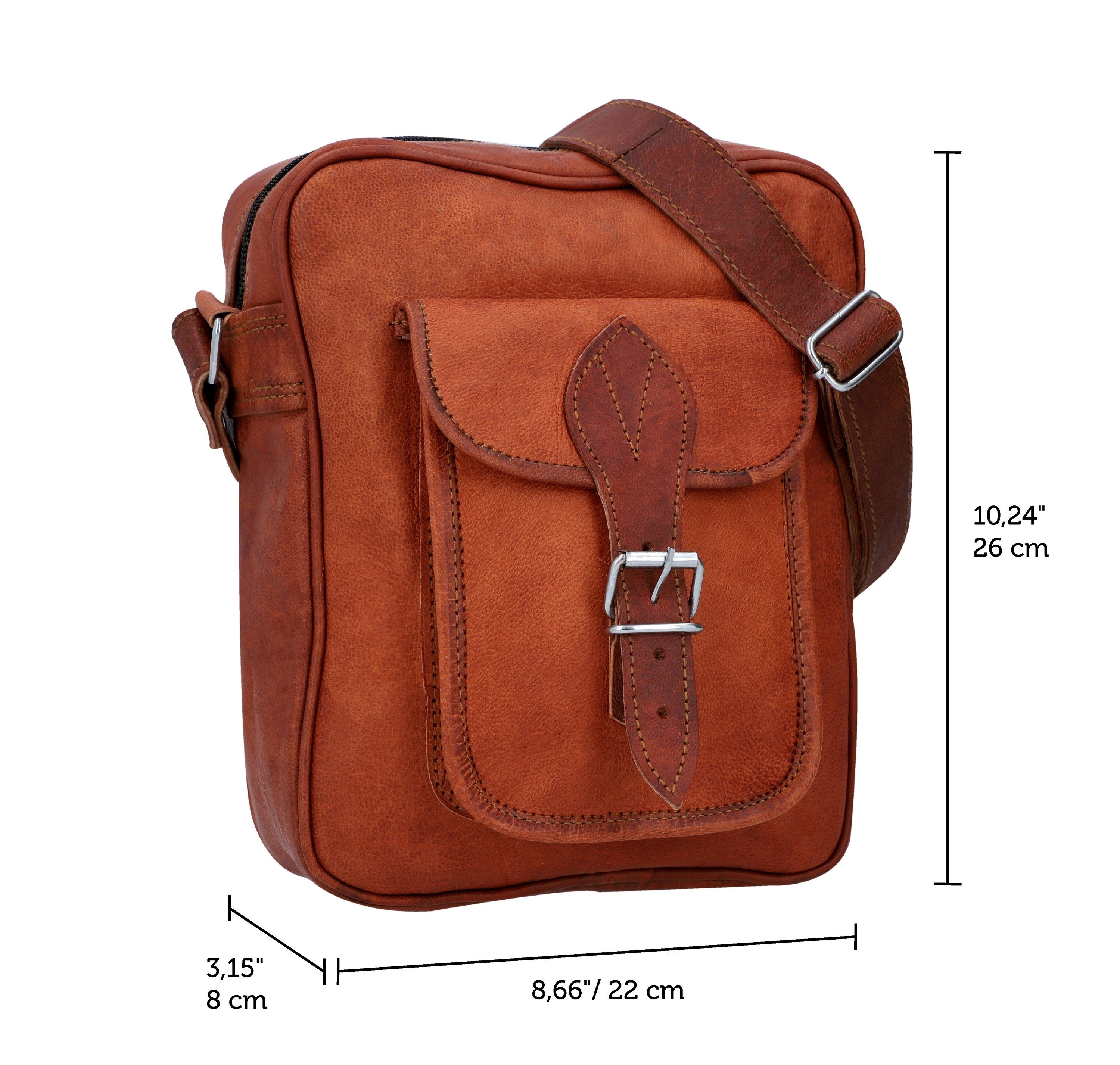 Gusti Leder Handtasche Gusti Leder Umhängetasche Frank (1-tlg)