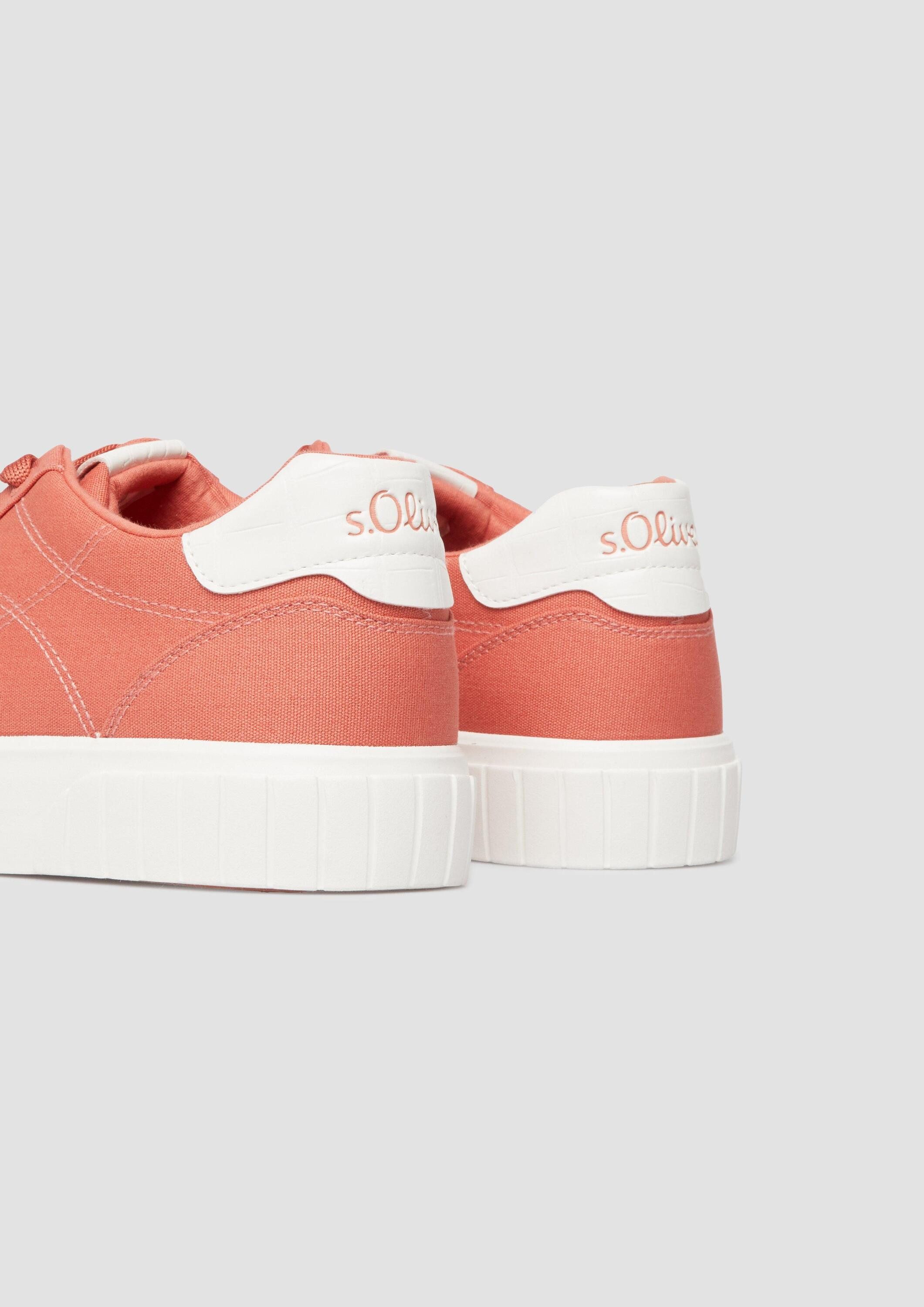 s.Oliver Sneakers Sneaker Textil-Sneaker mit Schnürung