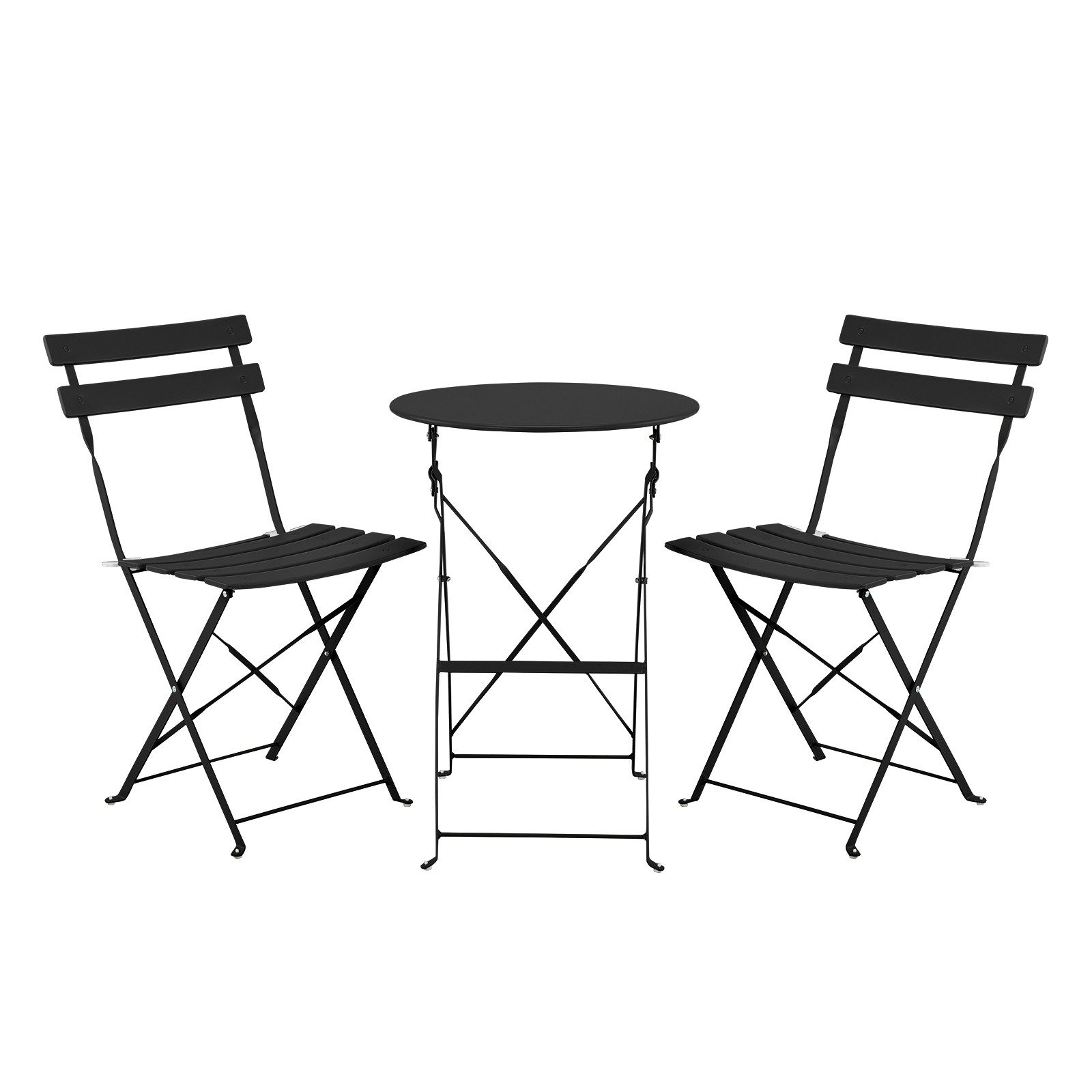 LEADZM Balkonset Klapptisch-Stuhl-Set, Balkonset, Gartenmöbel, Klapptisch-Stuhl-Set
