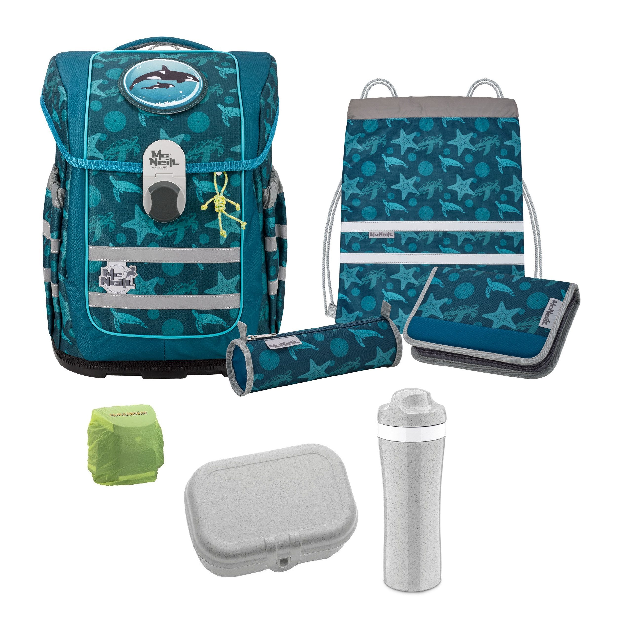 Schulranzen McOcean SEALIFE Schultasche 1. bis 4. Klasse
