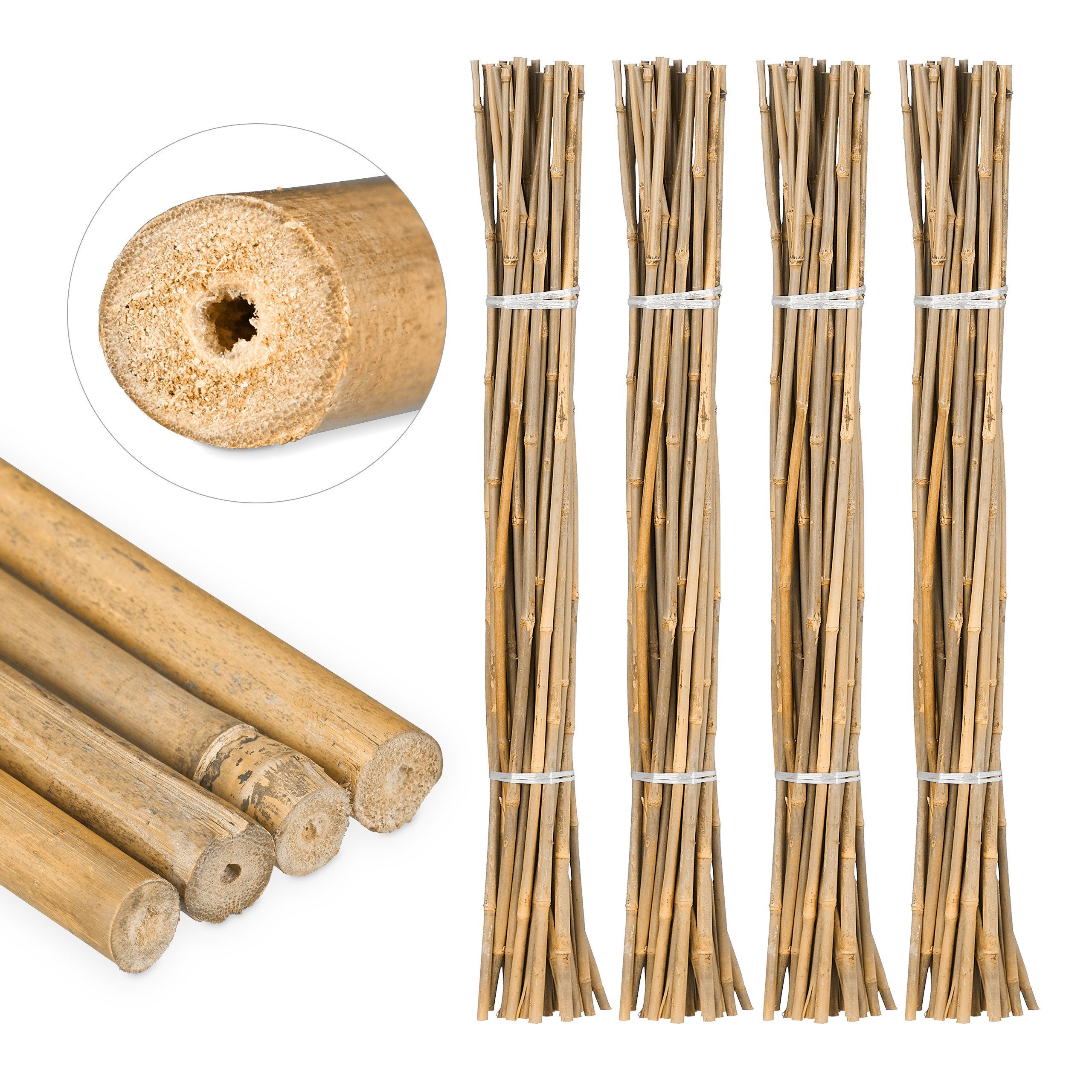 Rankhilfe 100 x Bambusstäbe 105cm