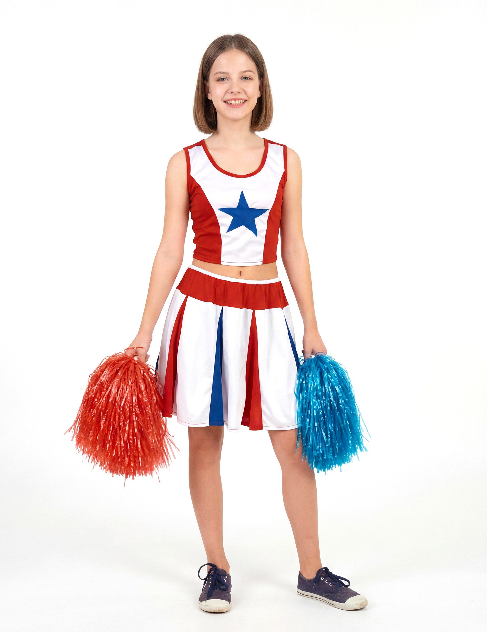 Widmann S.r.l. Kostüm Cheerleader-Kostüm für Mädchen