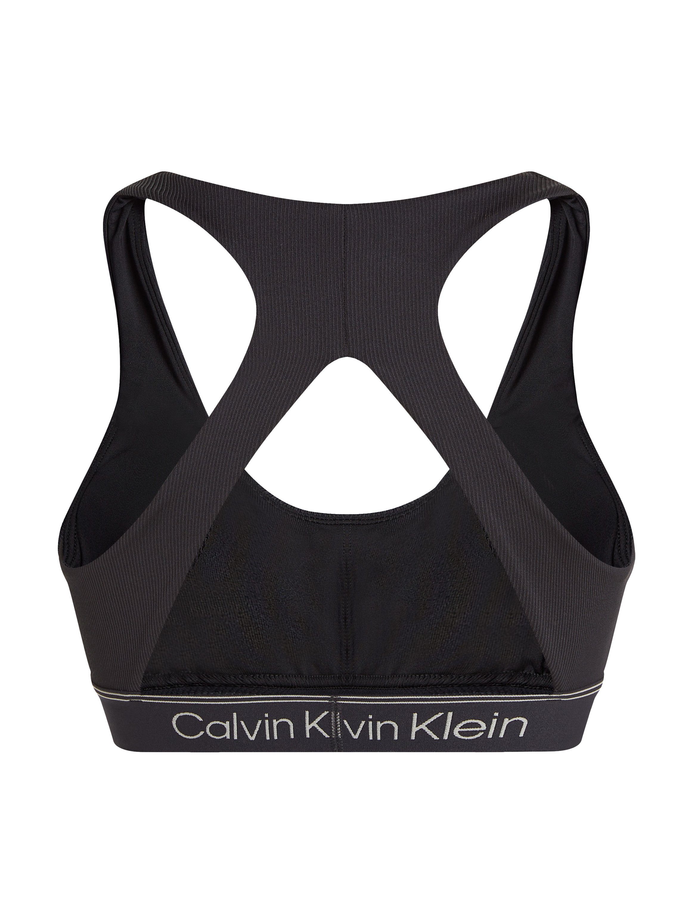 Calvin mit schwarz elastischem Sport-Bustier Klein Sport Bund
