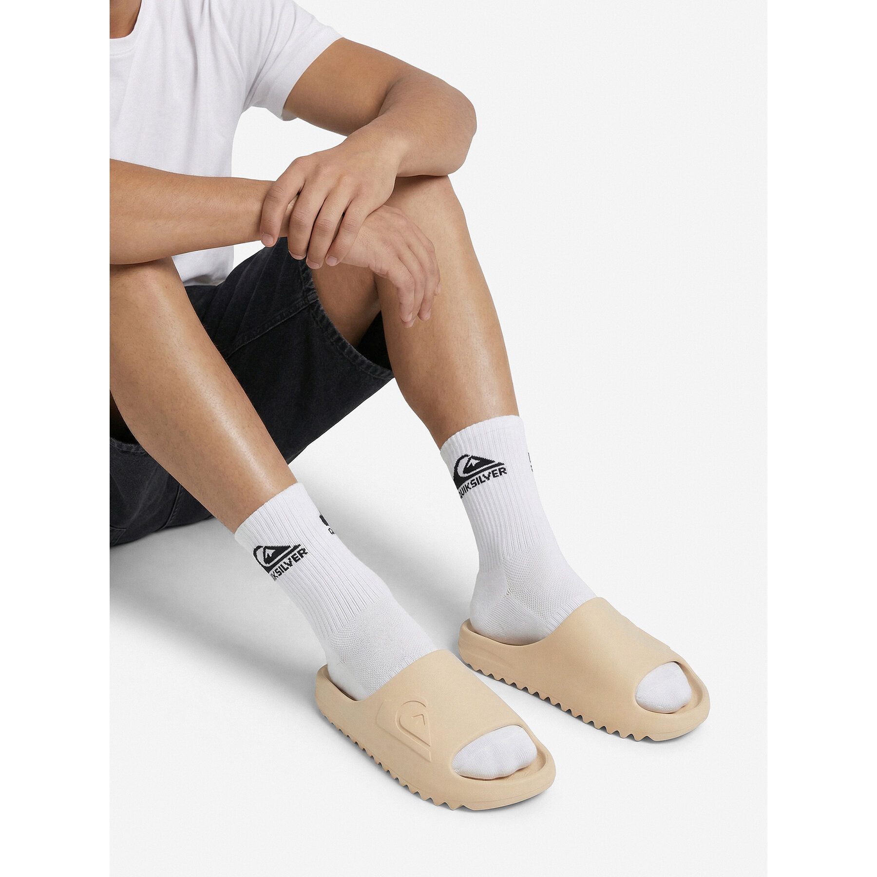 Quiksilver Quiksilver Herren-Flip-Flops Beige Badepantolette