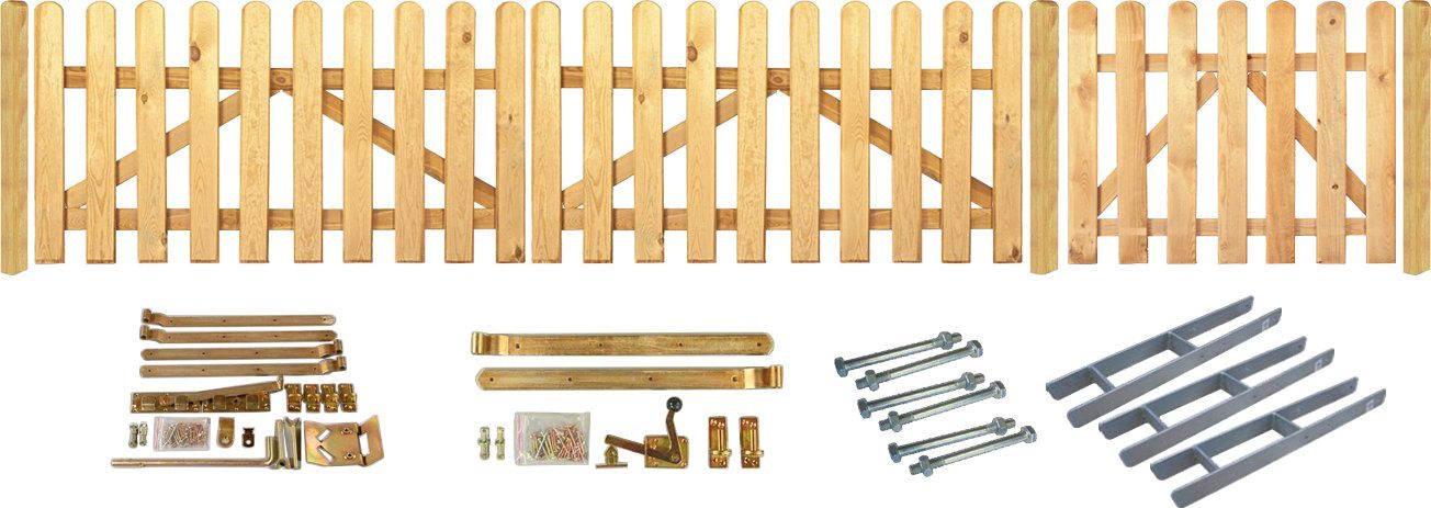 Tetzner & Jentzsch Gartentor Houston, (Set), günstig online kaufen
