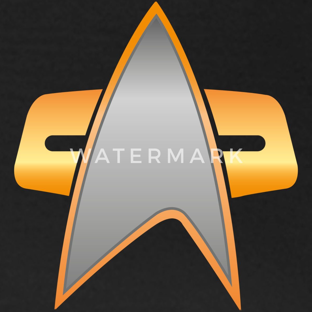 Spreadshirt T-Shirt Star Trek Voyager Crew Logo Frauen T-Shirt (1-tlg) Slim Fit, fällt klein aus