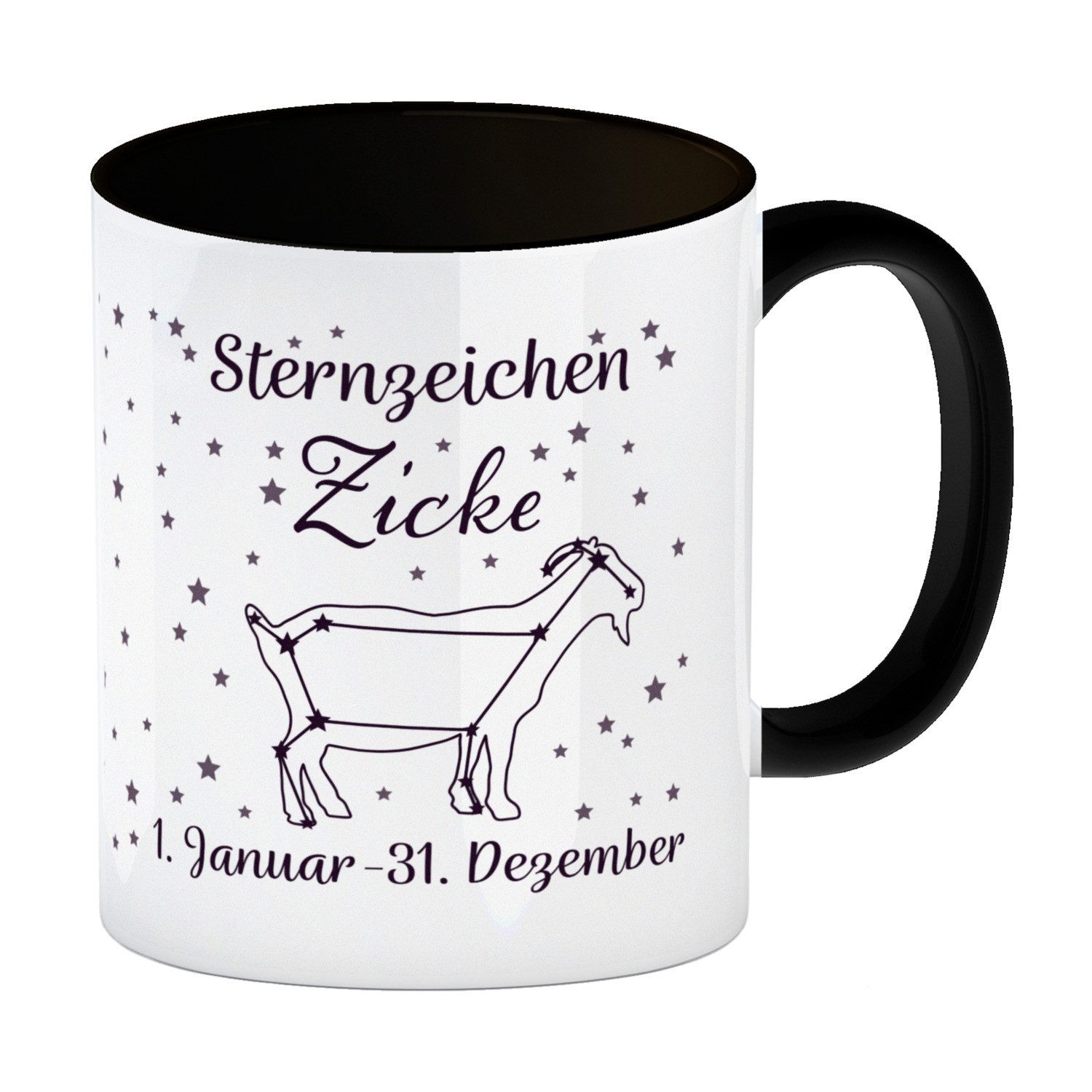 Honeycorns Kaffeebecher Mit Sternzeichen Schütze – 300 Ml Keramik-Tasse, Spülmaschinenfest & Bunt Bedruckt