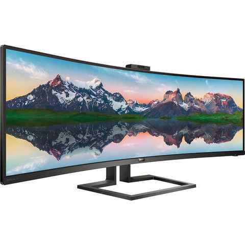 Philips 499P9H Gaming-Monitor (124 cm/49 ", 5120 x 1440 px, 5 ms Reaktionszeit, 60 Hz, LCD)