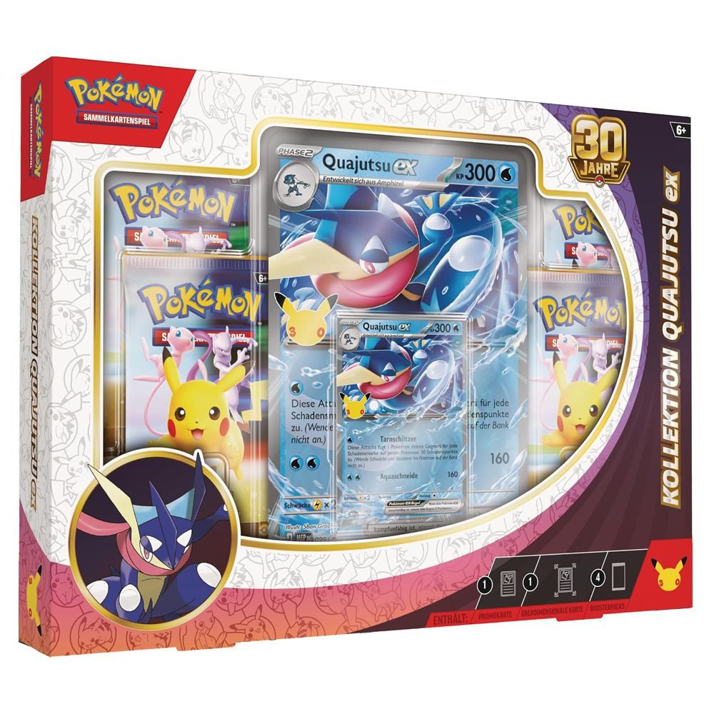 POKÉMON Sammelkarte Quajutsu-EX Kollektion Pokemon Sammel-Karten Edition deutsch