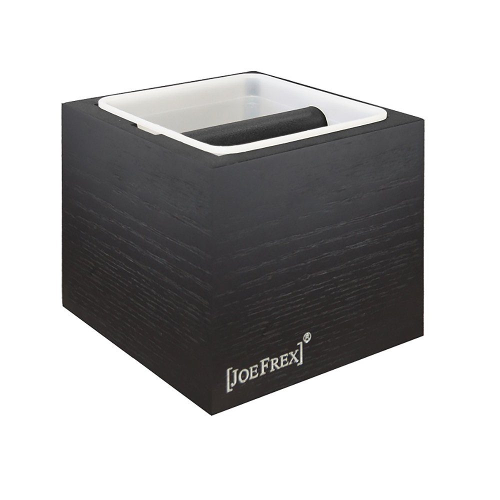 JOEFREX Tamperstation JOE FREX Abschlagbehälter aus Holz Schwarz
