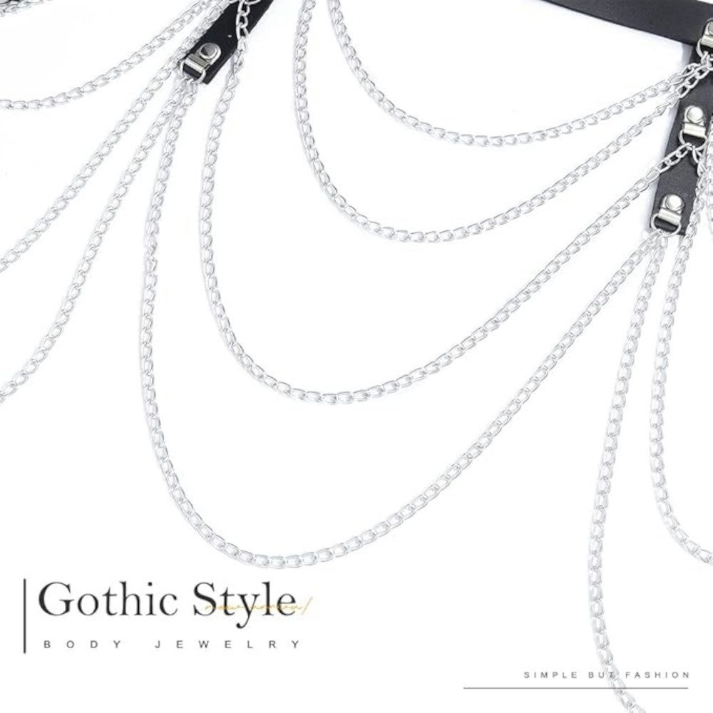 UE Stock Taillengürtel Damen Punk Leder Körpergürtel Taillenkettengürte Sch günstig online kaufen