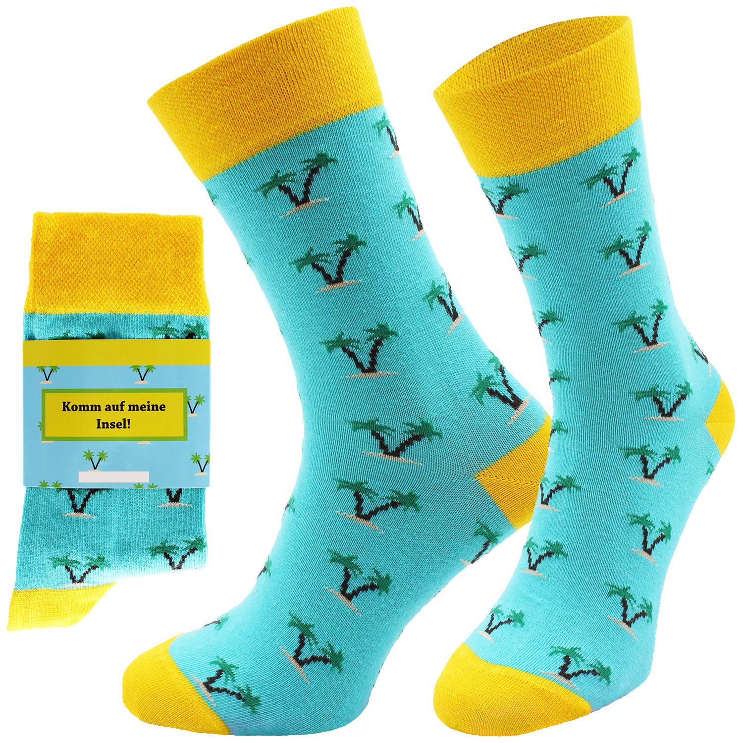 Chili Lifestyle Freizeitsocken INSEL Lustige Socken mit Spruch Banderole al günstig online kaufen