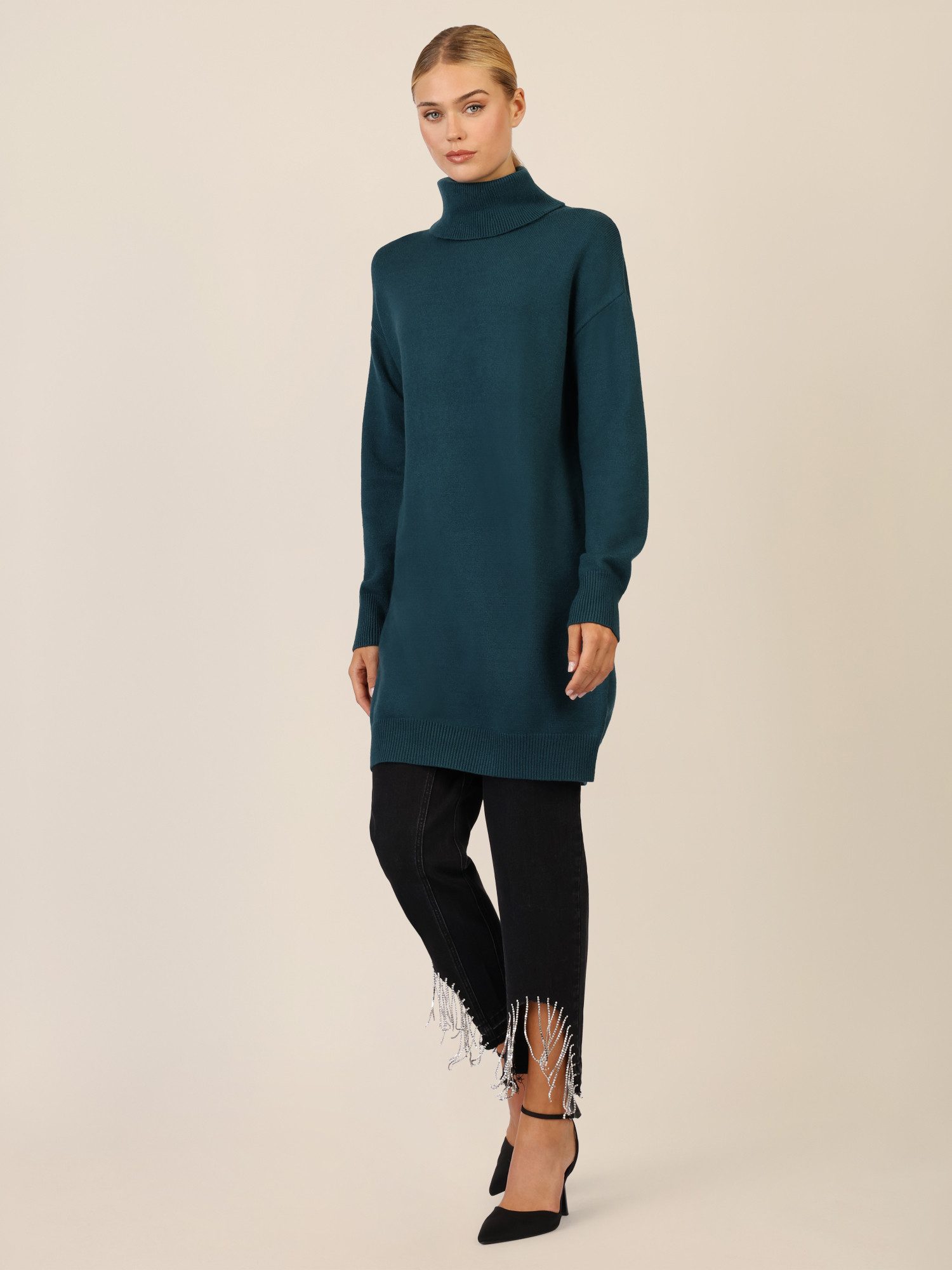 Apart Strickkleid mit überschnittene Schultern günstig online kaufen