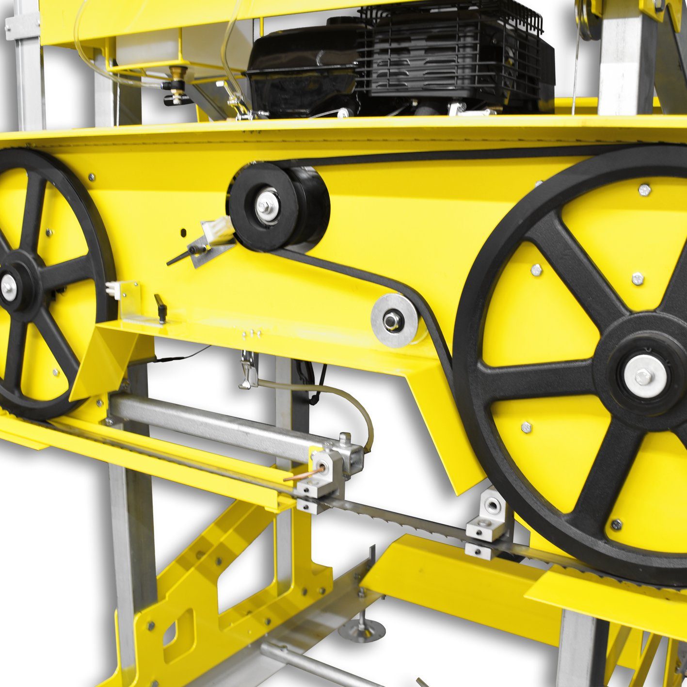 BAMATO Holzbandsäge BBSW-660GPRO, 1-St., elektrische Höhenverstellung, Benzin Blockbandsäge, Laser, E-Start