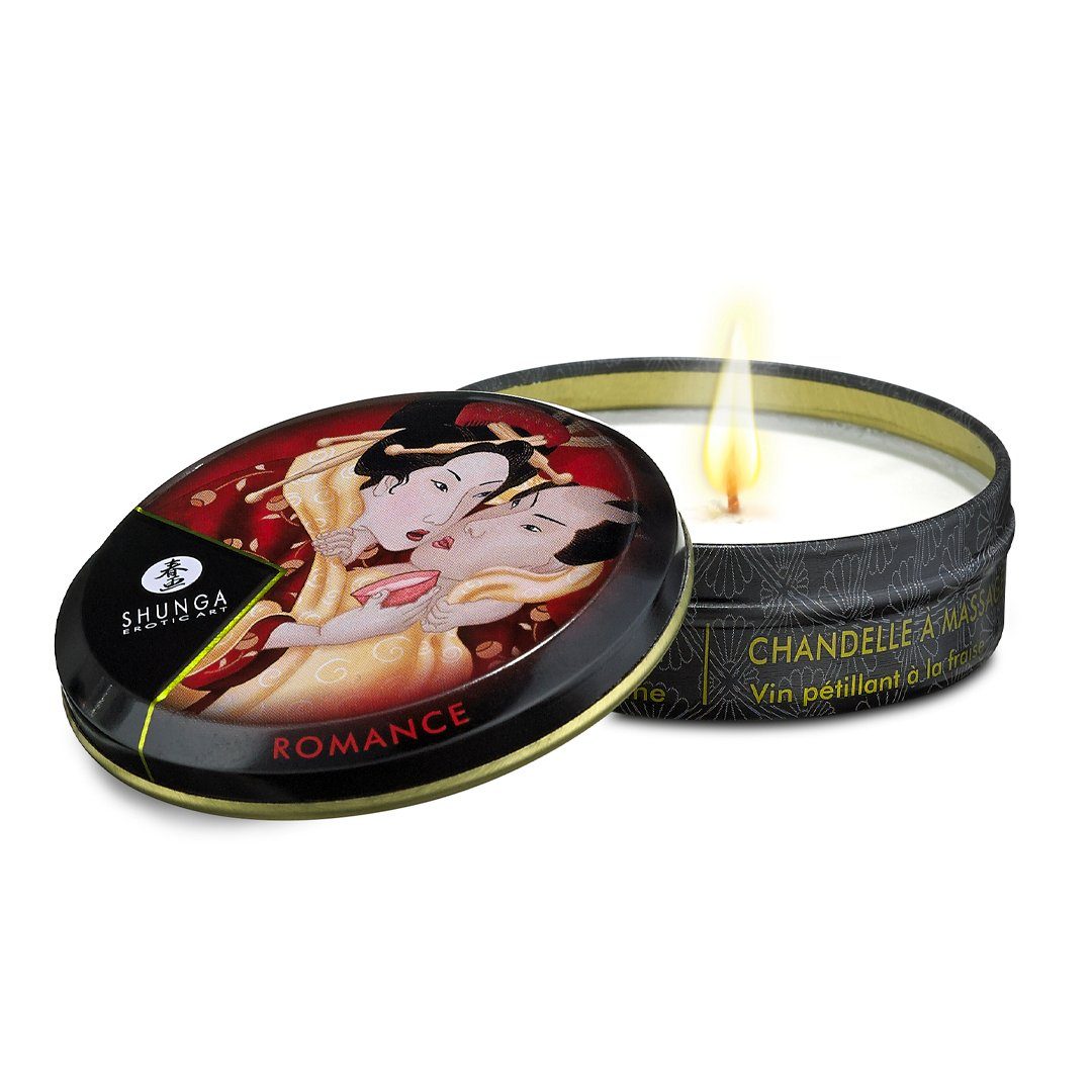 SHUNGA Massagekerze Massagekerze Sparkling Strawberry Wine - 30 ml