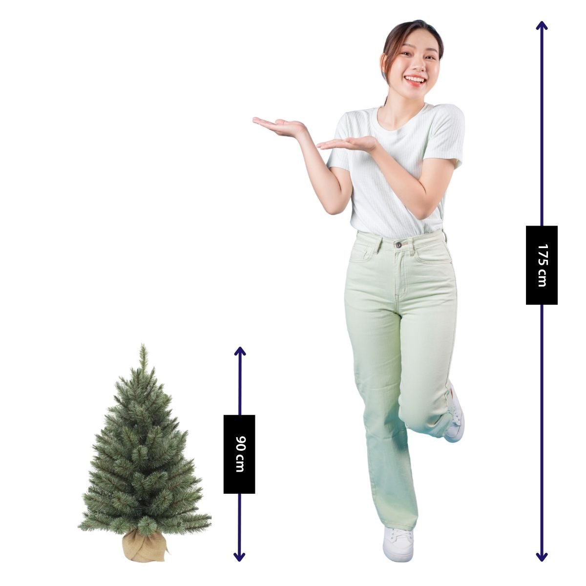 Triumph Tree Künstlicher Weihnachtsbaum Triumph Tree Forest Frosted Künstlicher Weihnachstbaum H90cm