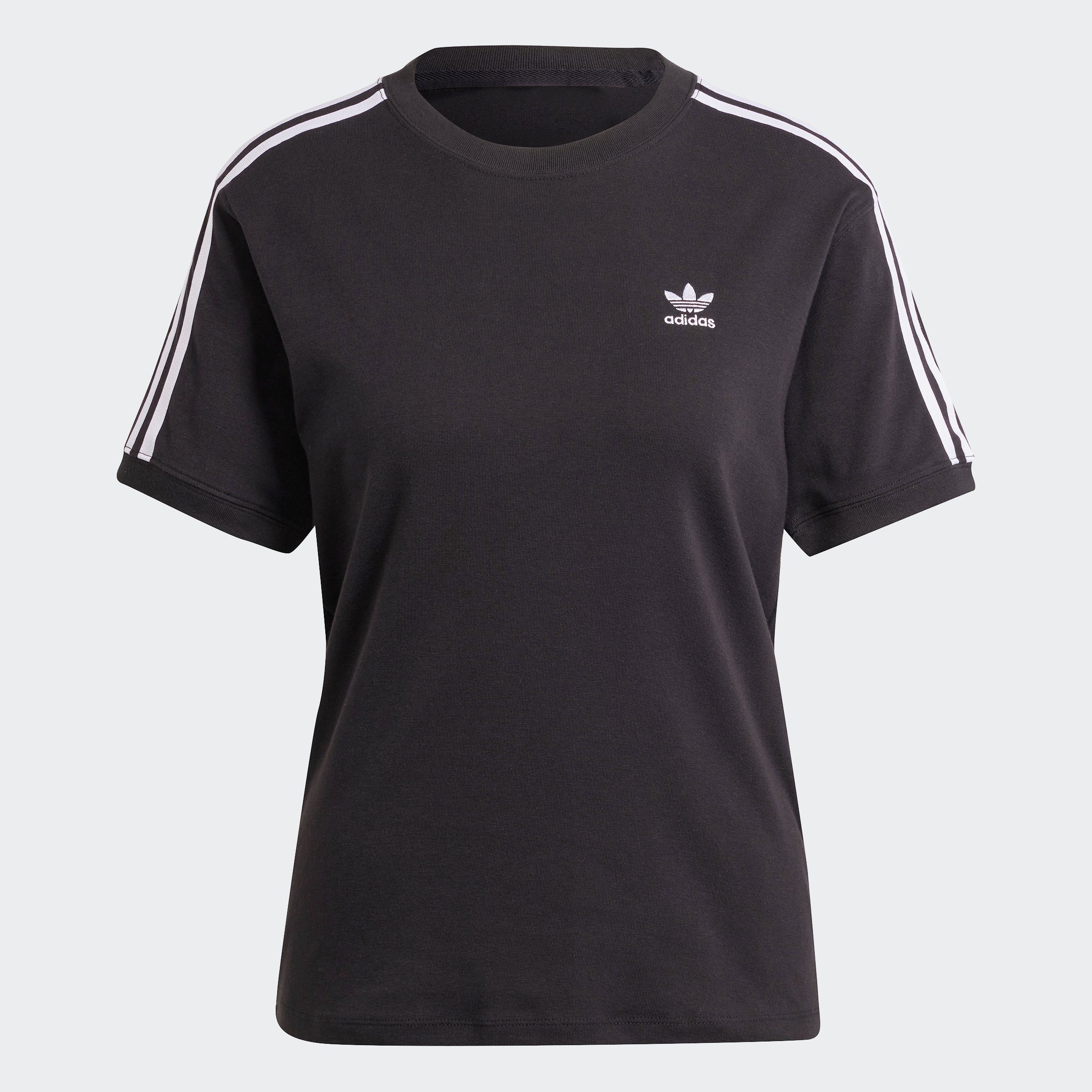 adidas Originals T-Shirt TEE 3 STRIPE BLACK