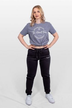 TheHeartFam T-Shirt Nachhaltiges Vintage Bio-Baumwolle Tshirt Lava Grau Herren Frauen Hergestellt in Portugal / Familienunternehmen